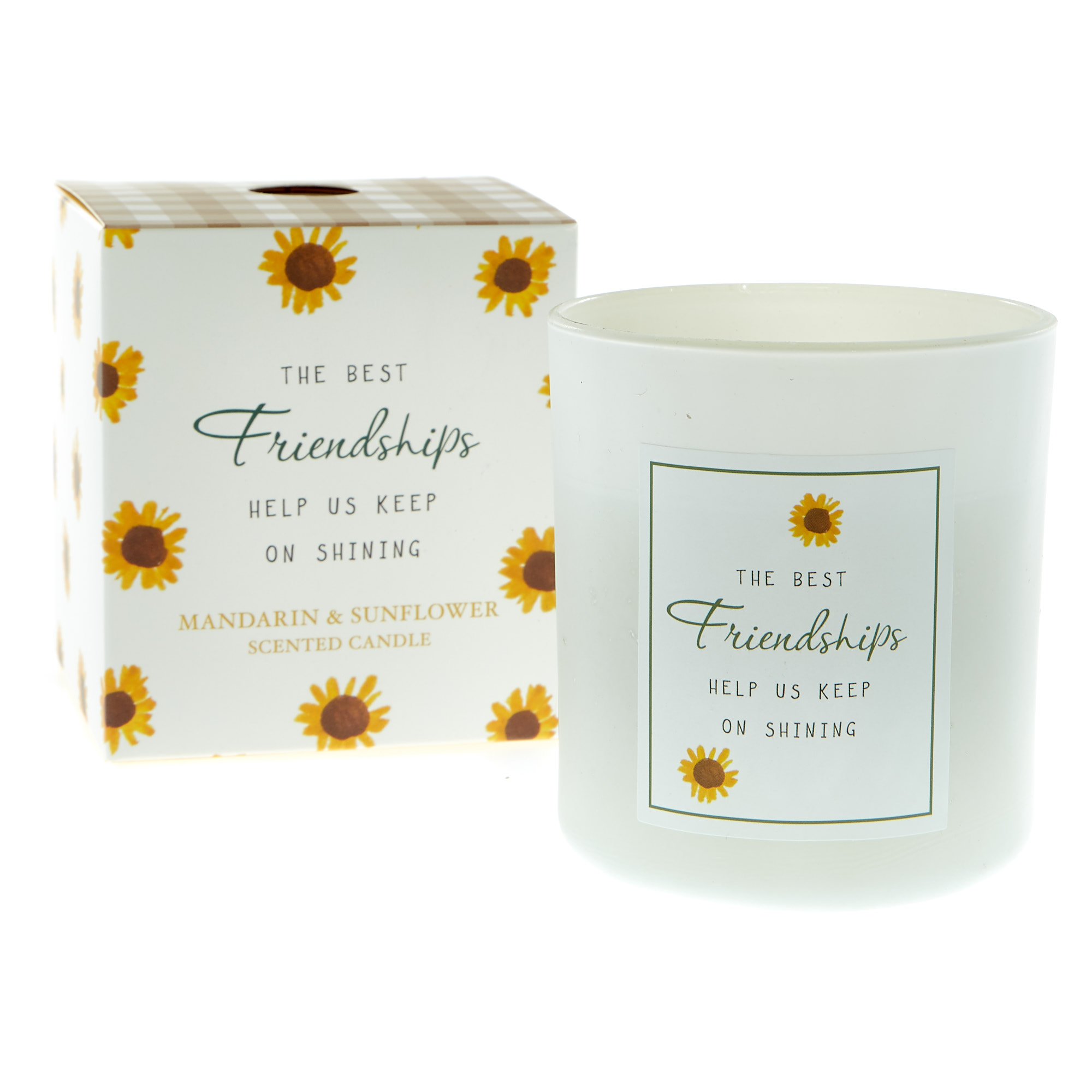 The Best Friendship... Mandarin & Sunflower Scented Candle
