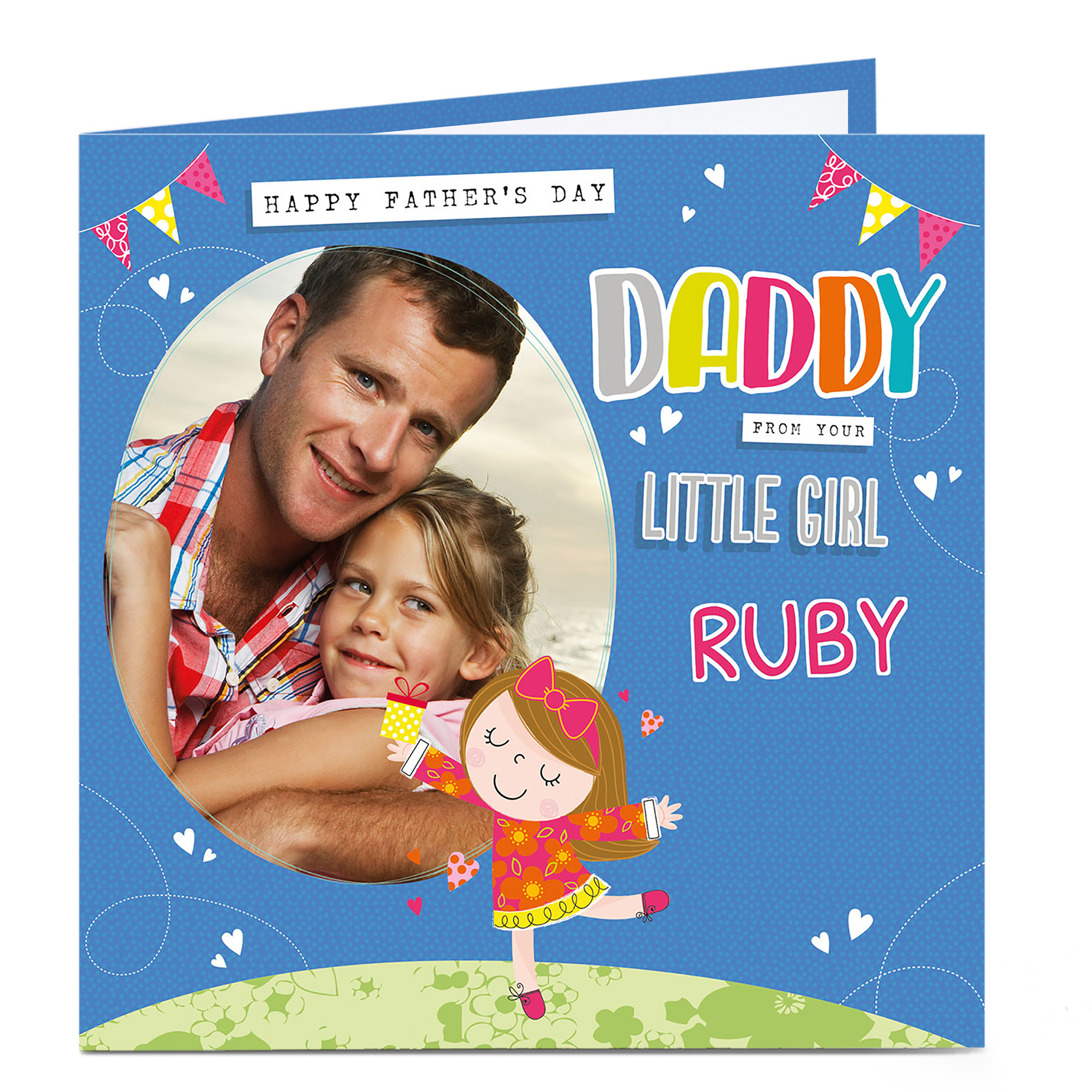 Photo Upload Father's Day Card - Daddy's Little Girl