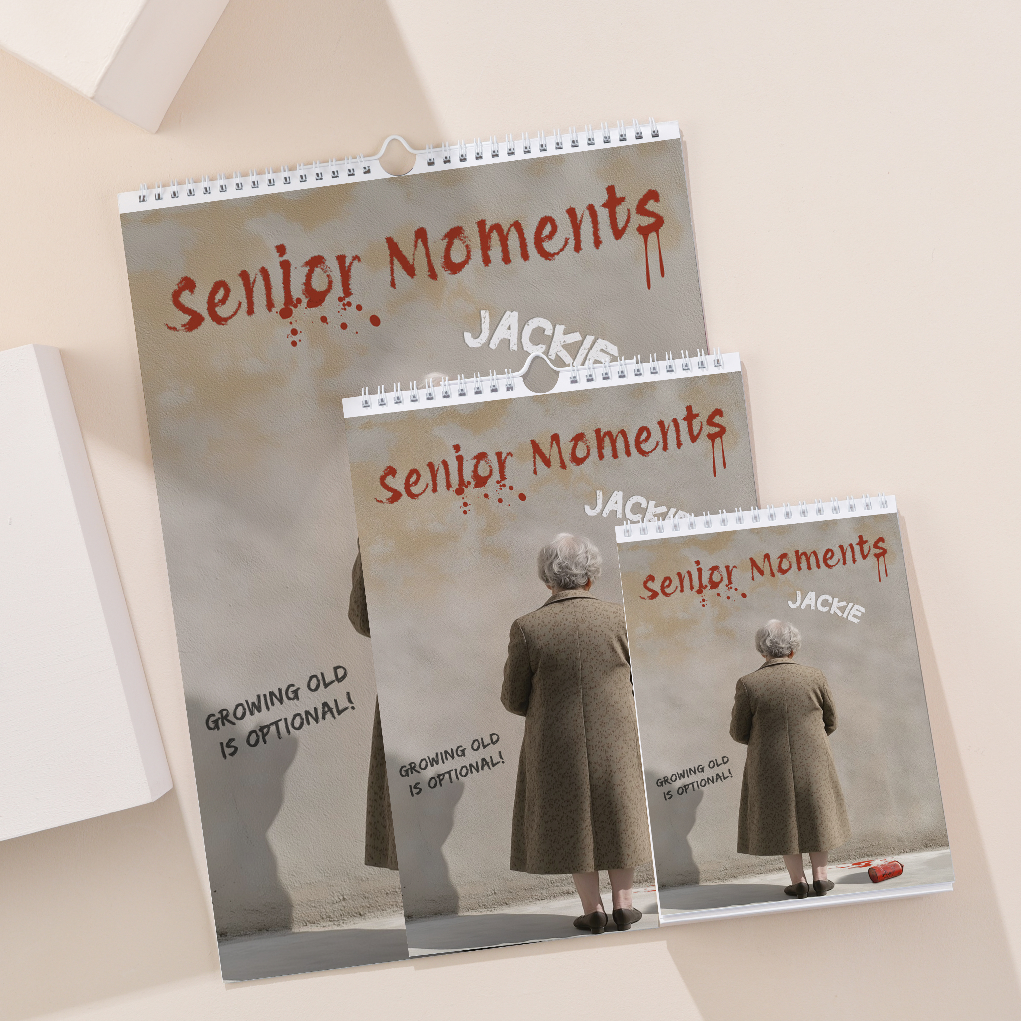 Personalised Senior Moments Calendar - 2024-2025 Edition