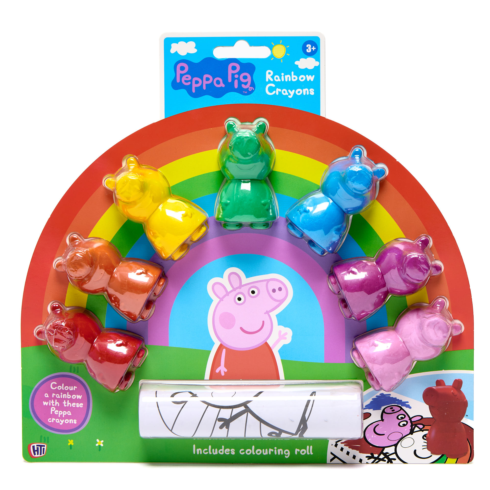 Image of Peppa Pig Rainbow Crayons