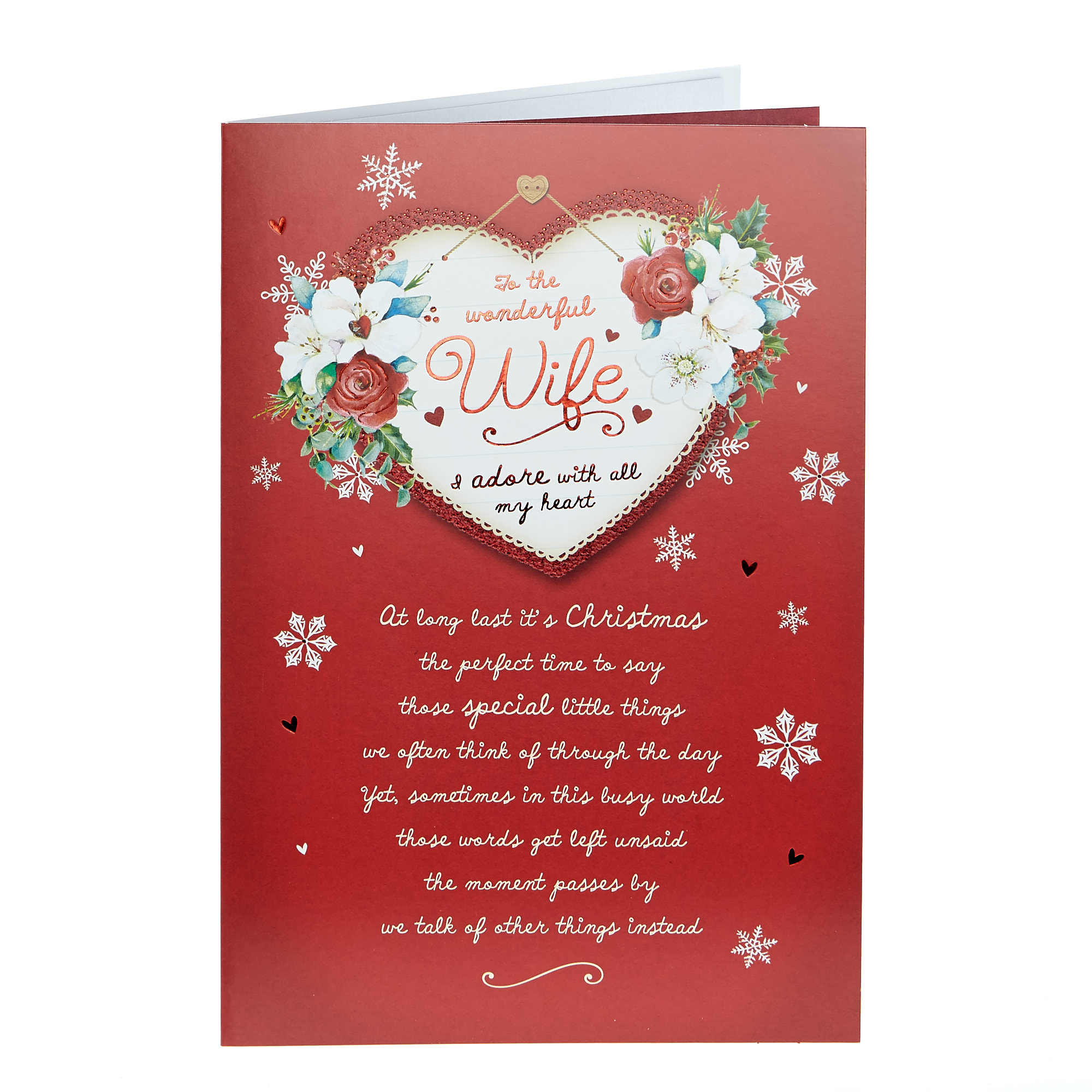 Christmas Card - The Wonderful Wife I Adore 