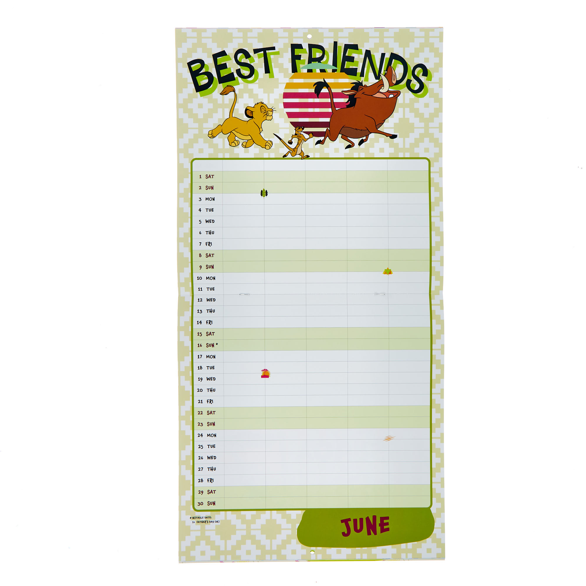 Disney Classics Family Calendar 2024