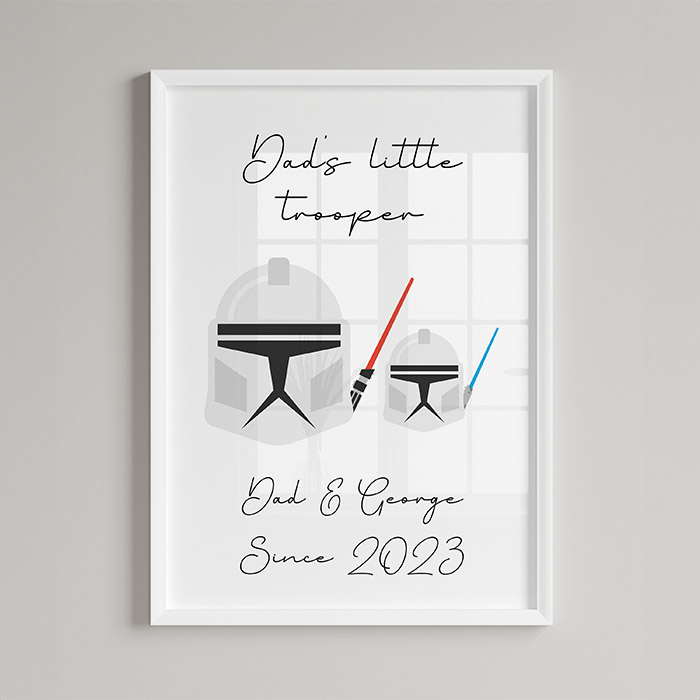 Personalised Storm Trooper Print- Exclusive