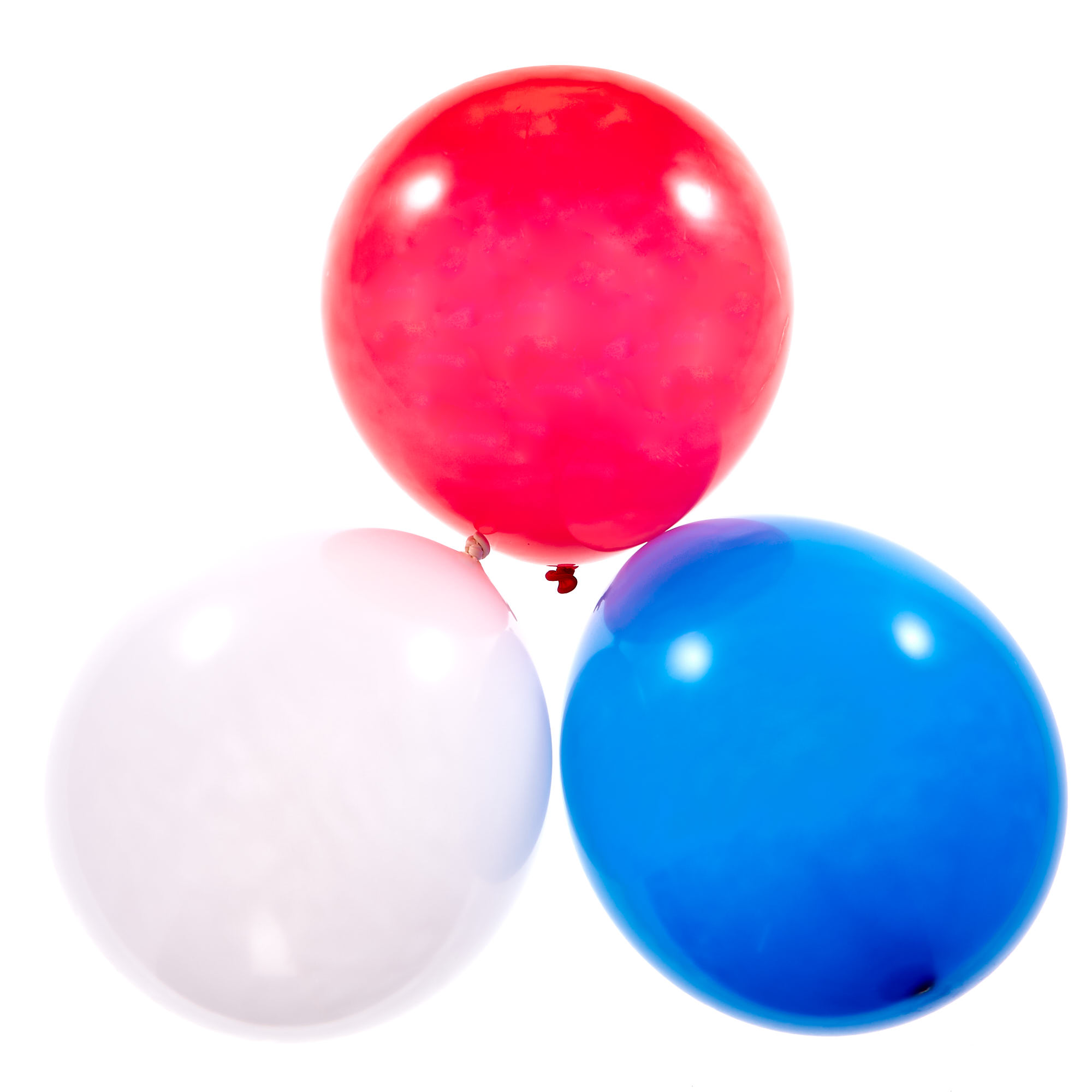 Red, White & Blue Latex Balloons - Pack of 18