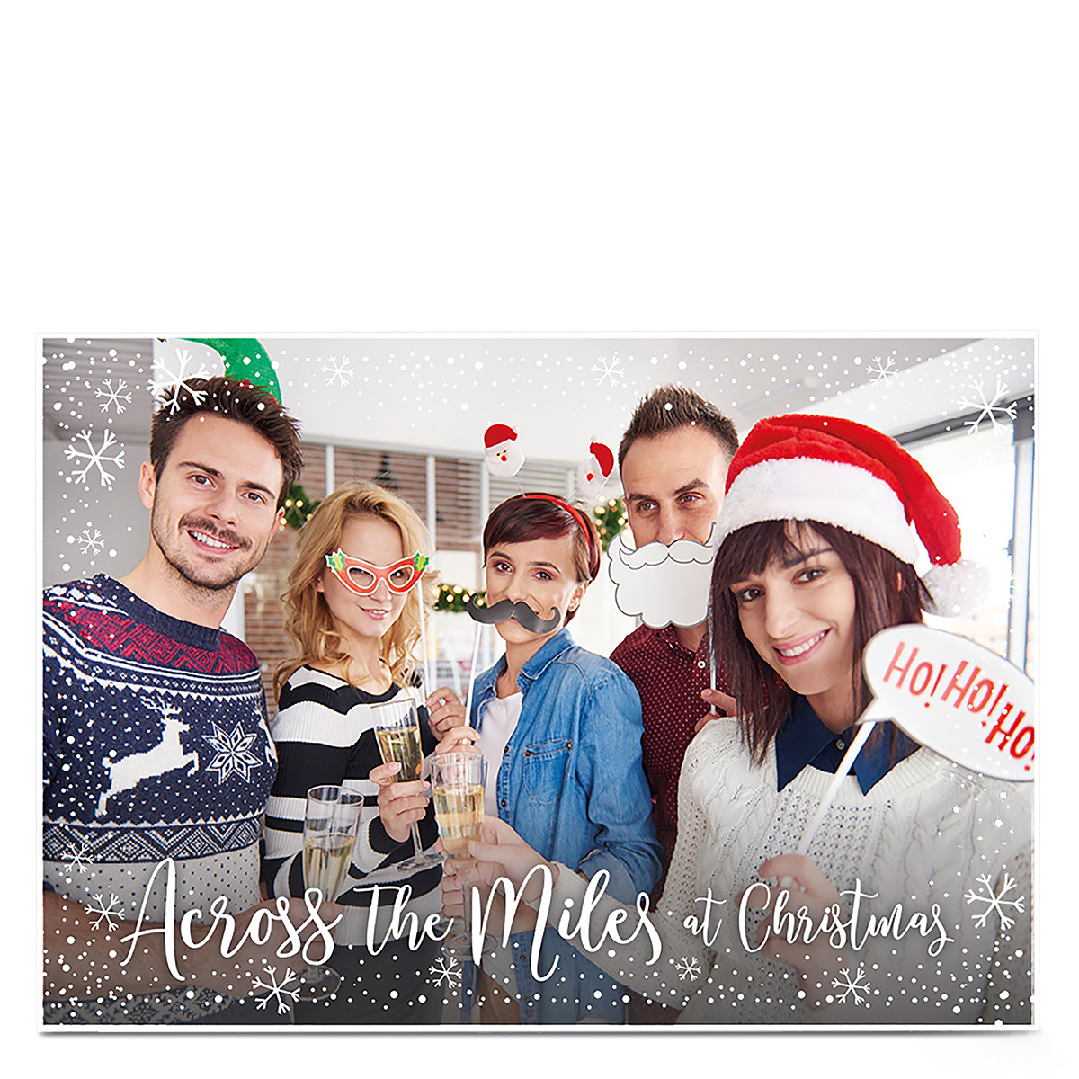 Christmas Photo Upload Card - Across The Miles Photo