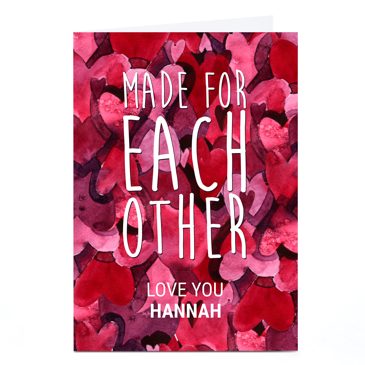 Personalised Punk Valentine's Day Card - Made For Each Other