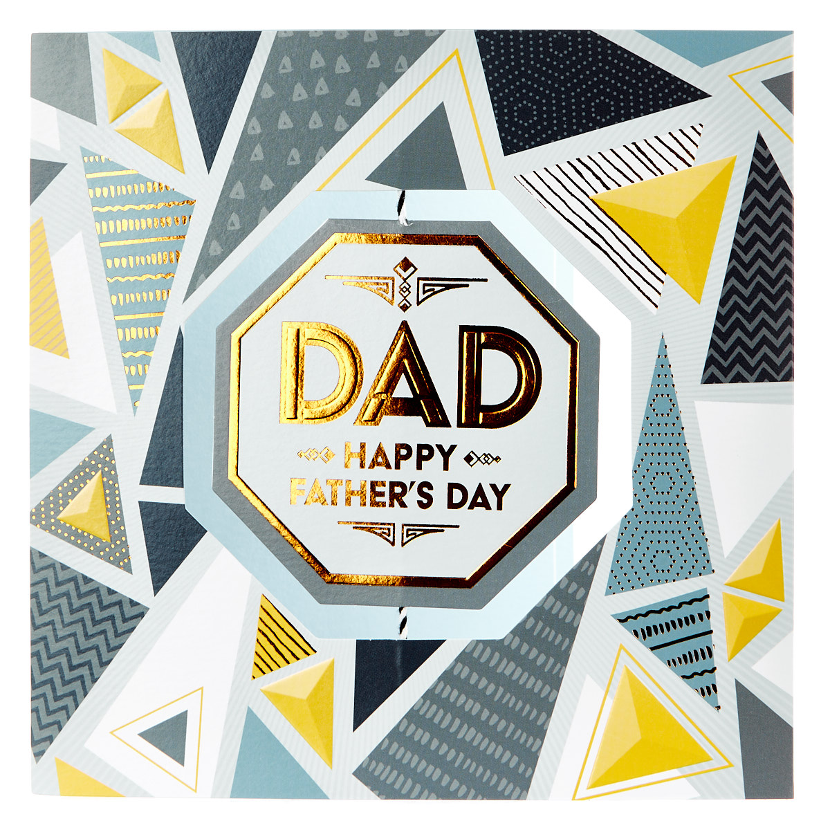 Exquisite Collection Father's Day Card - Dad, Geometric