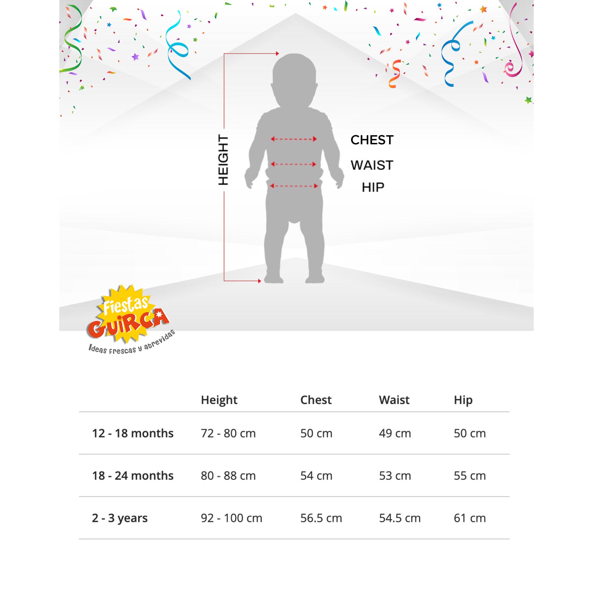 Jazz Infant Fancy Dress Costume