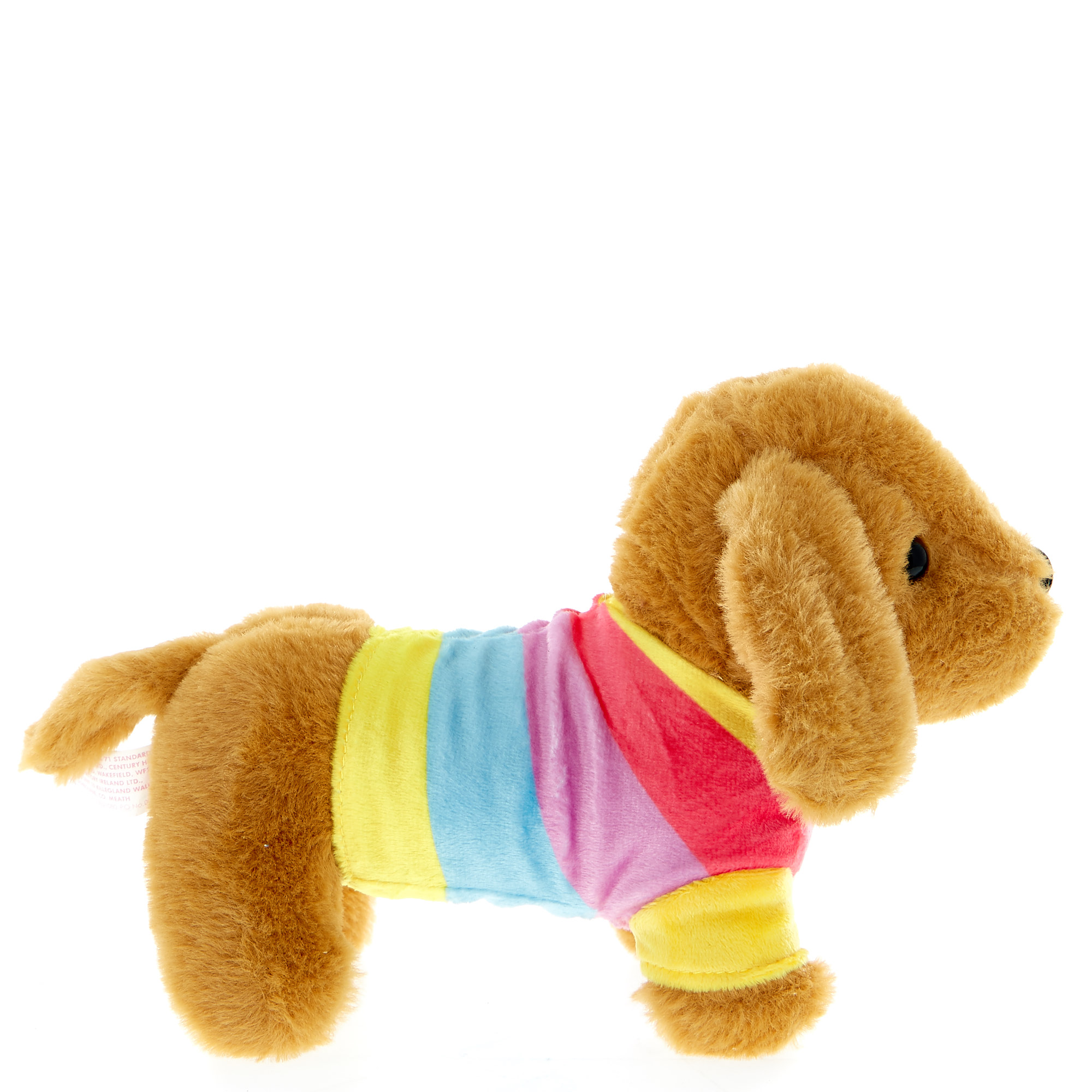 Hey Girl! Stripes The Sausage Dog Soft Toy