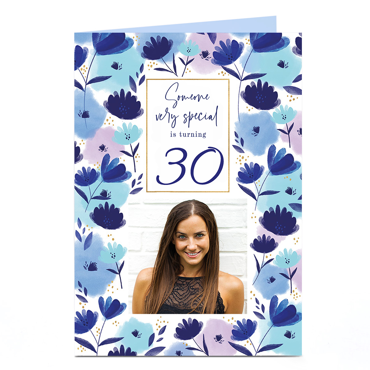 Photo Birthday Card - Someone Very Special Editable Age