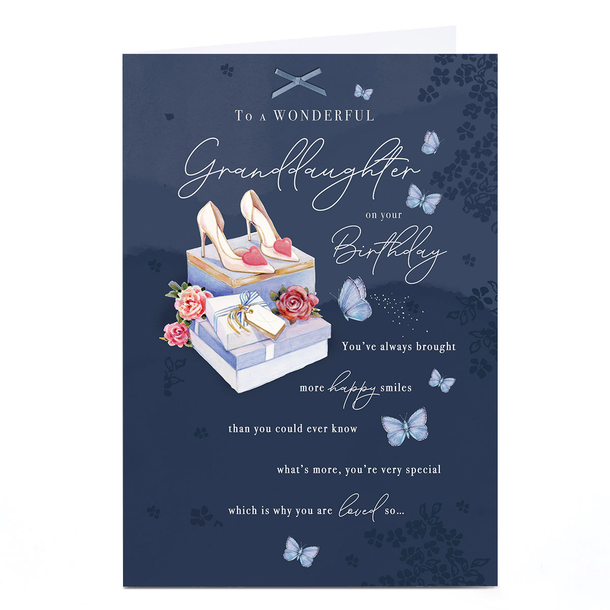 Birthday Card - Classic High Heels, Wonderful Granddaughter