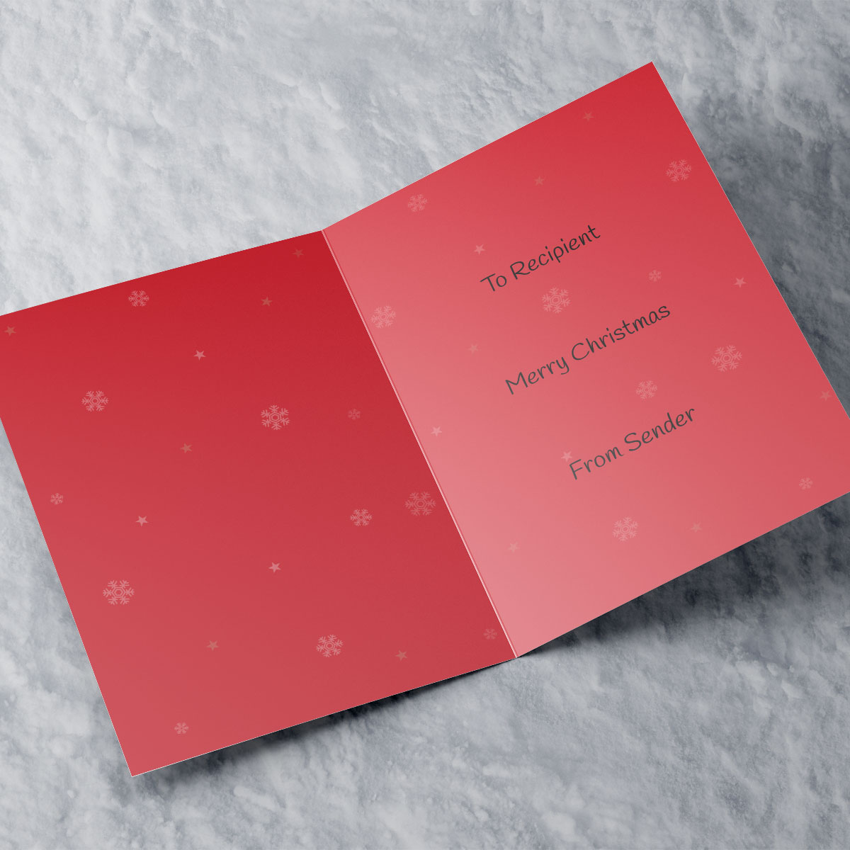 Personalised Christmas Card - Have A Wonderful Day