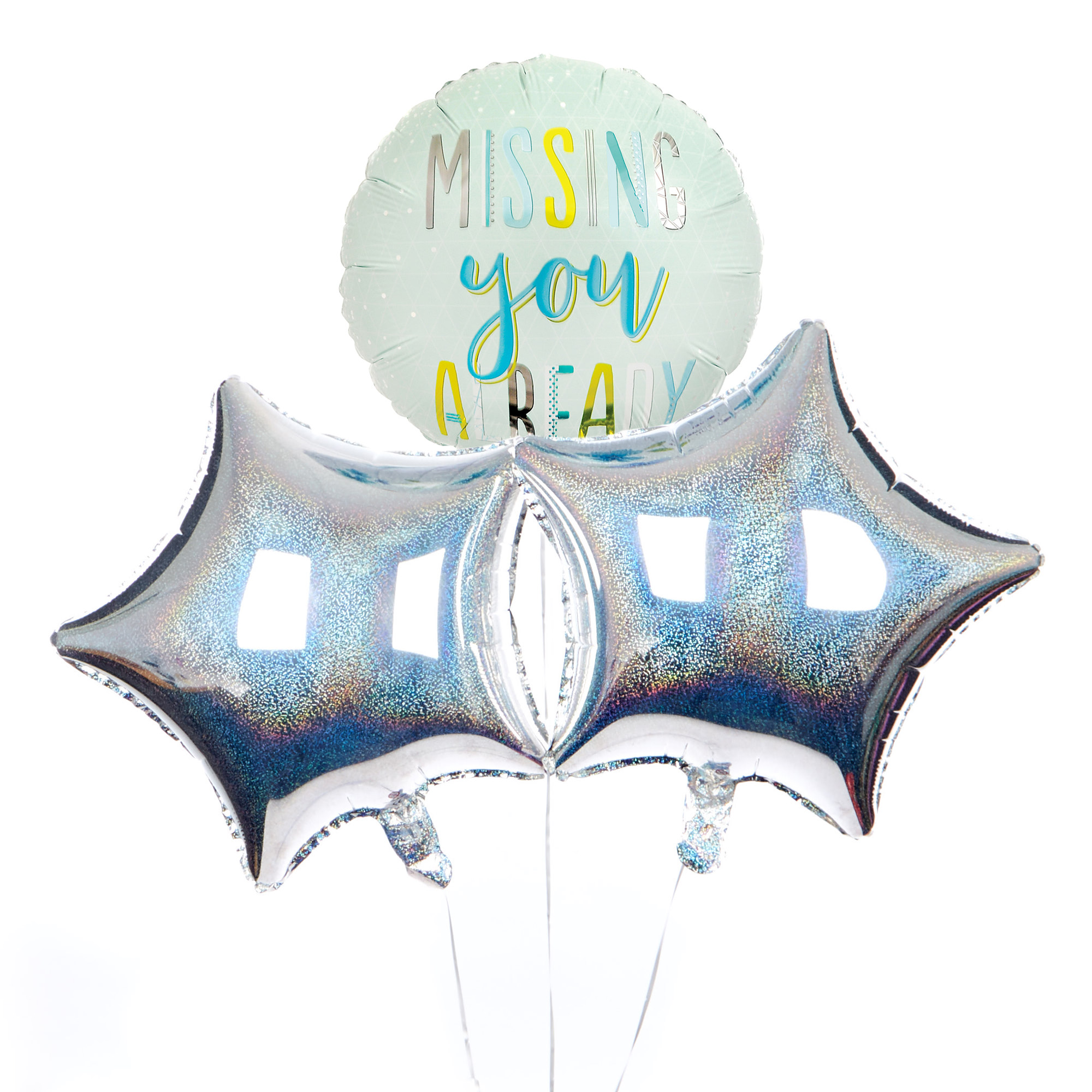 Missing You Already Balloon Bouquet - DELIVERED INFLATED!