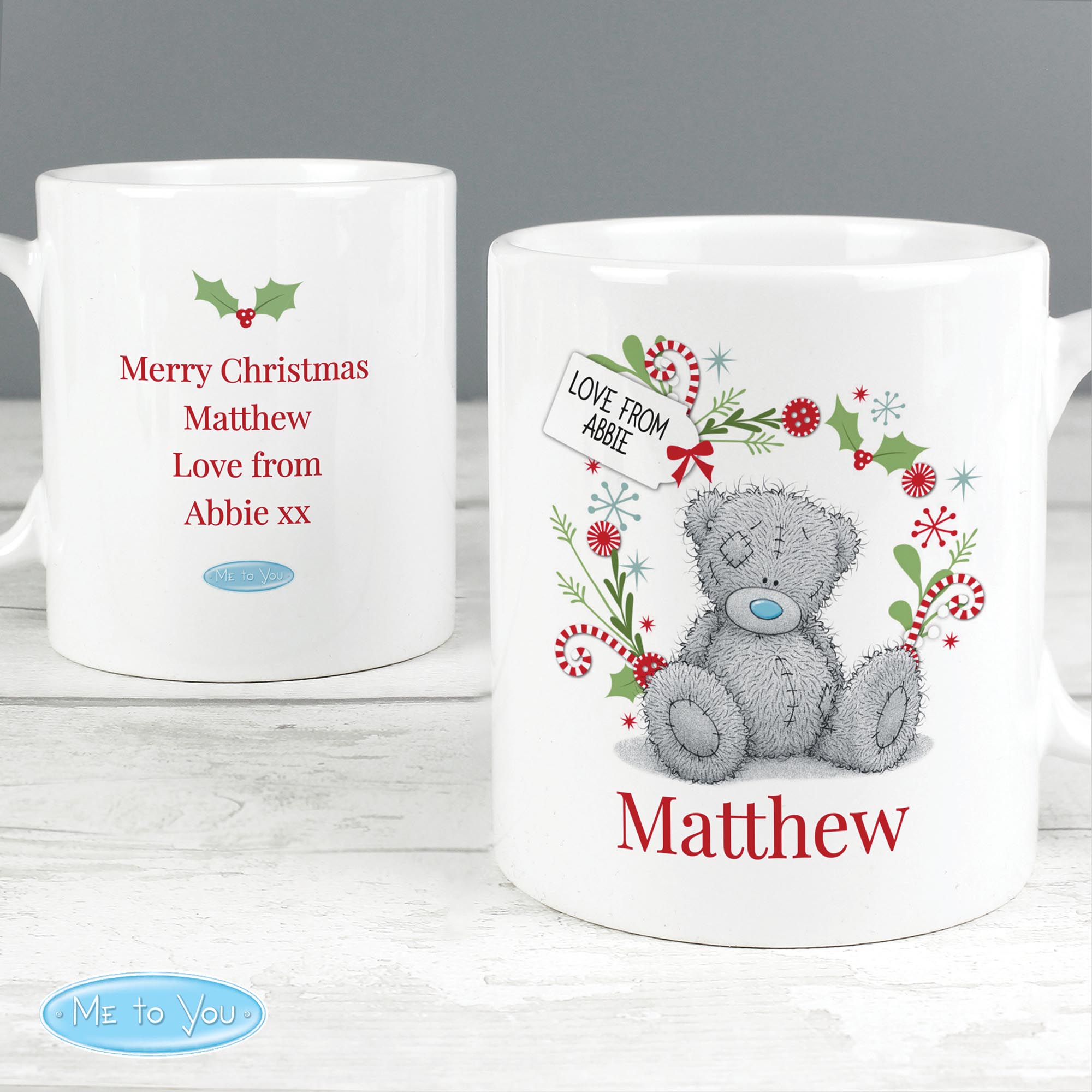 Personalised Me to You For Nan, Grandma or Mum Christmas Mug