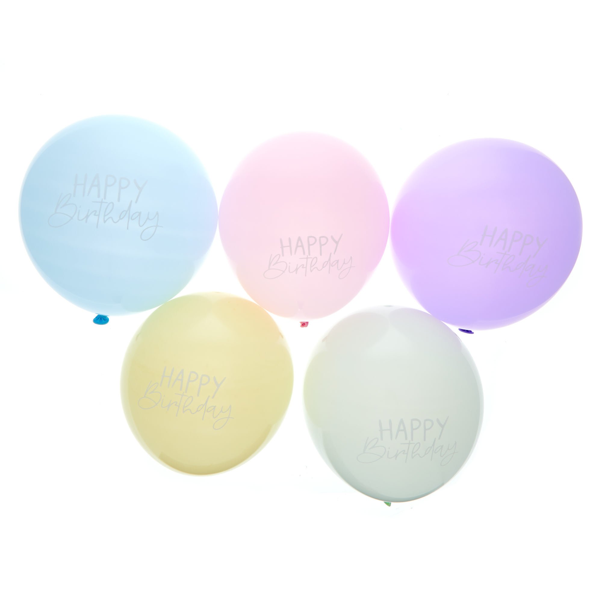 Rainbow Birthday Party Tableware & Decorations Bundle - 8 Guests
