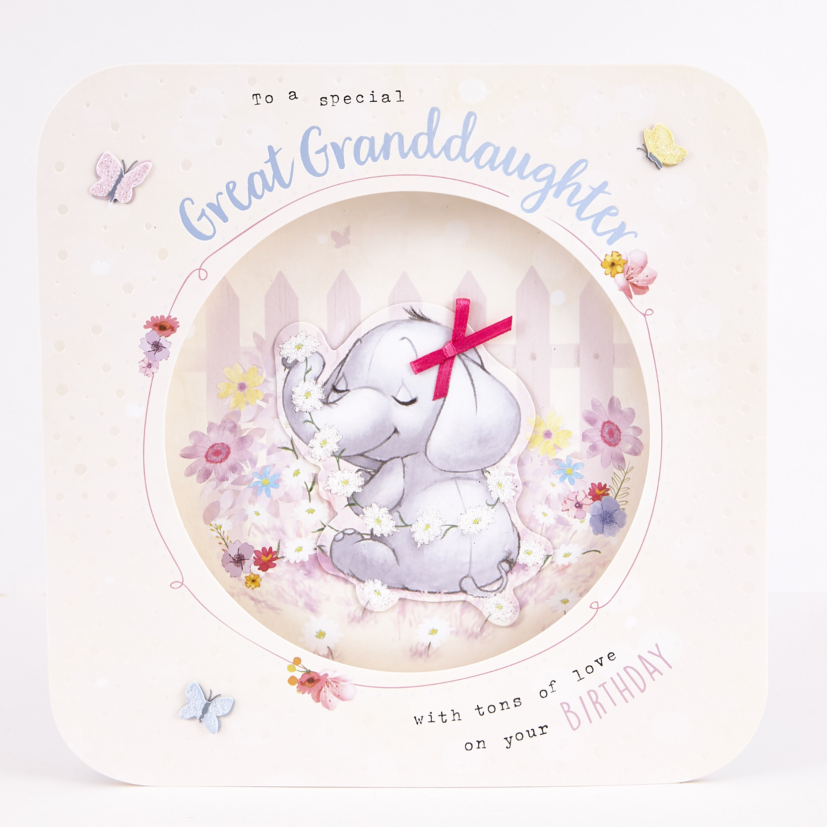 Exquisite Collection Birthday Card - Great Granddaughter
