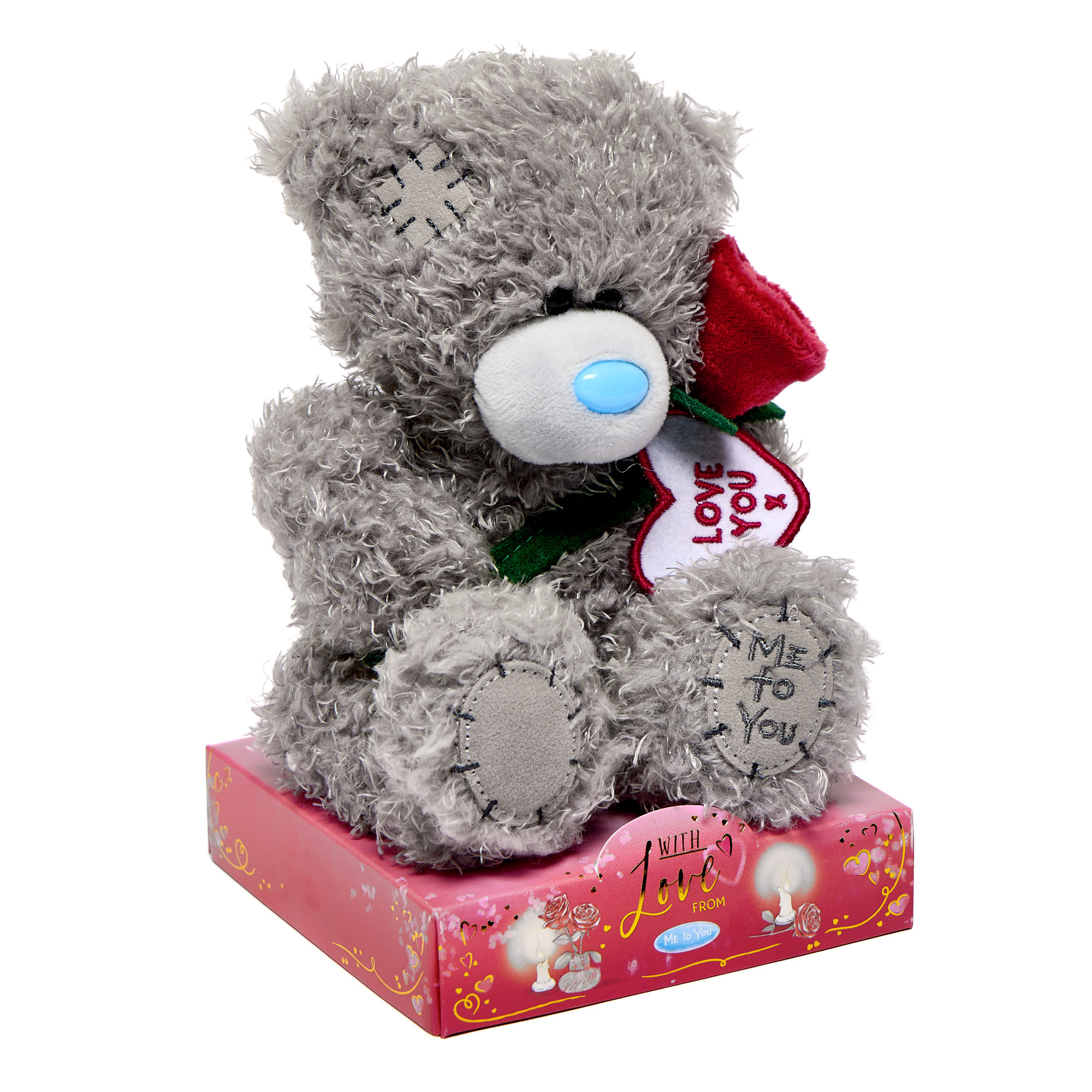 Tatty Teddy Red Rose Love You Plush