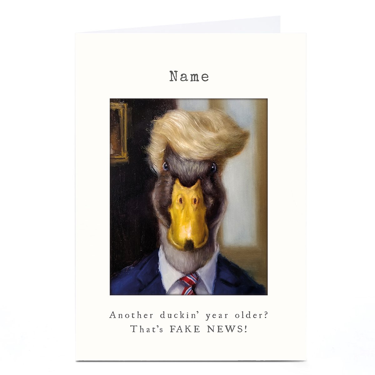 Personalised Birthday Card - Another Duckin' Year Older