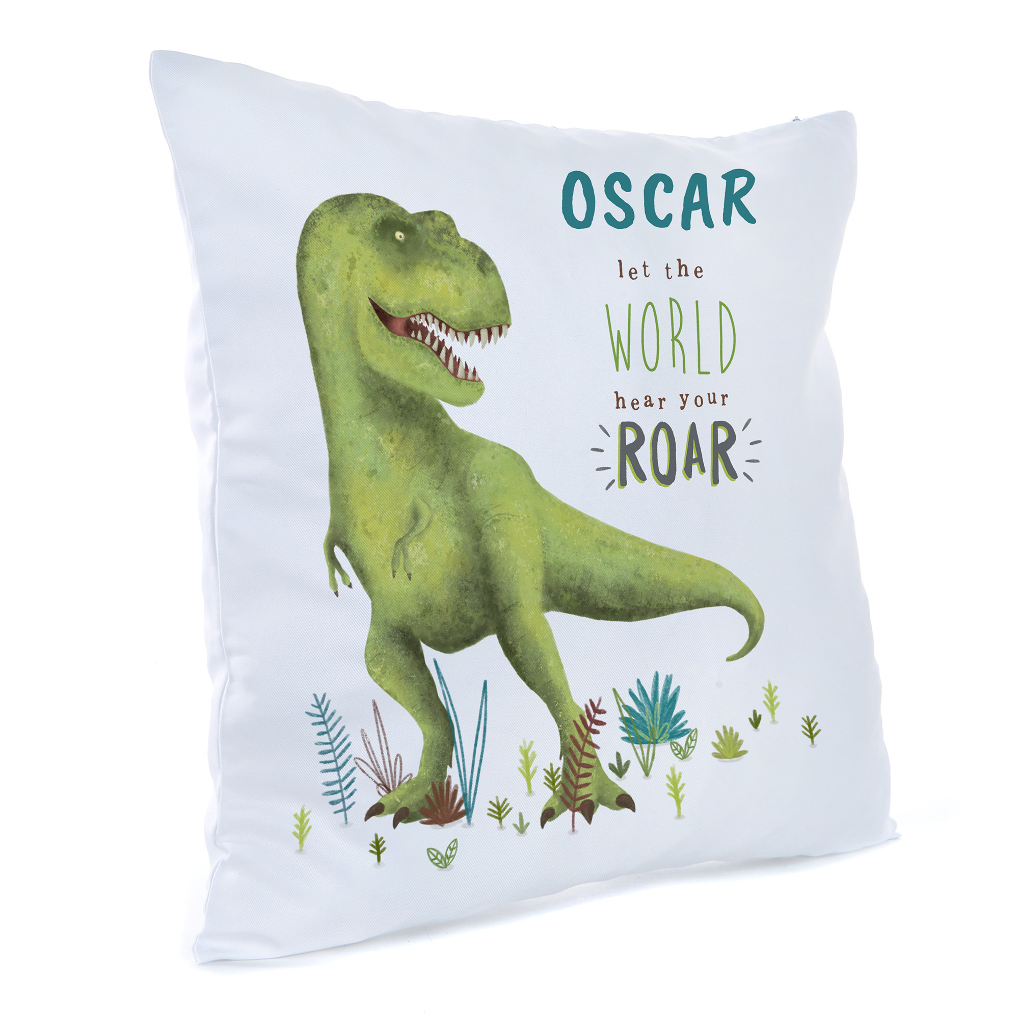 Personalised Children's Cushion - Let The World Hear Your Roar