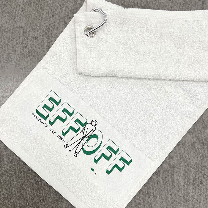 Eff Off Personalised Golf Towel