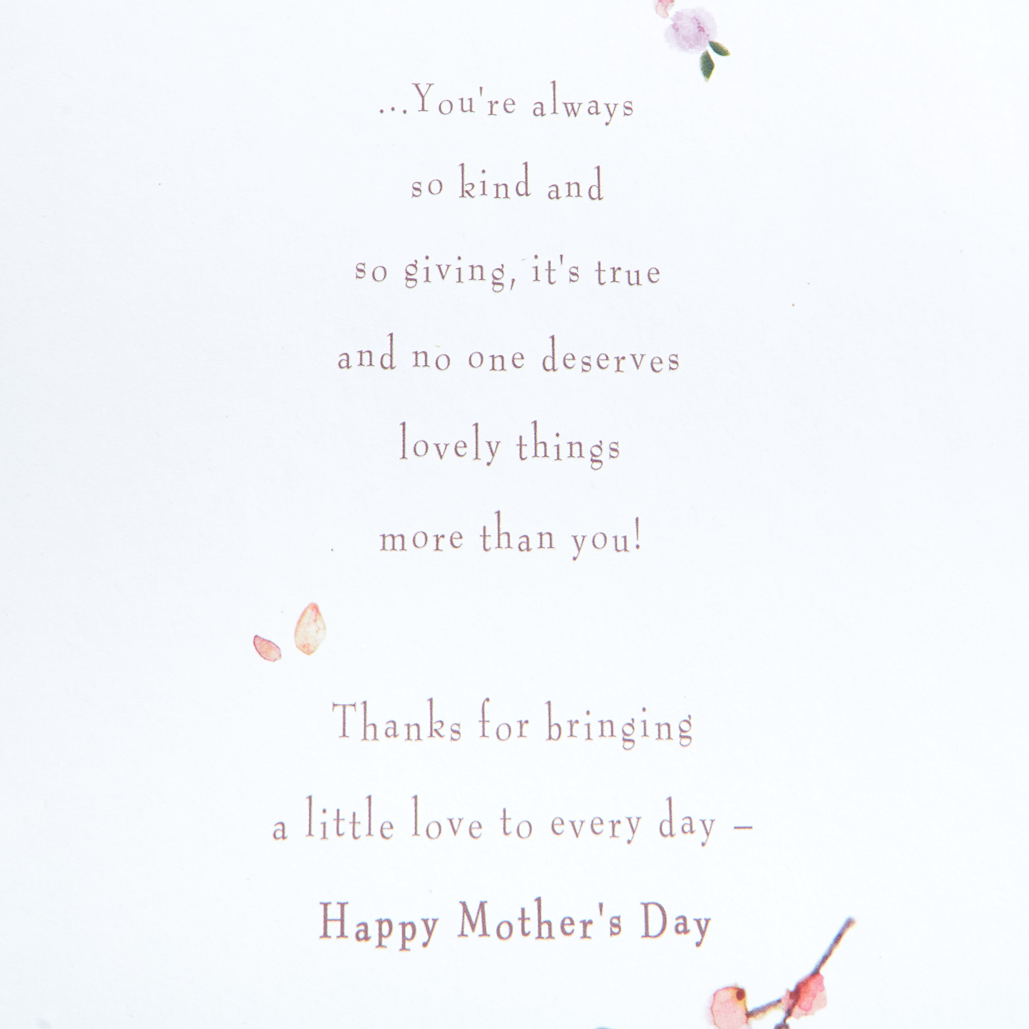 Mother's Day Card - With Love For You Mum