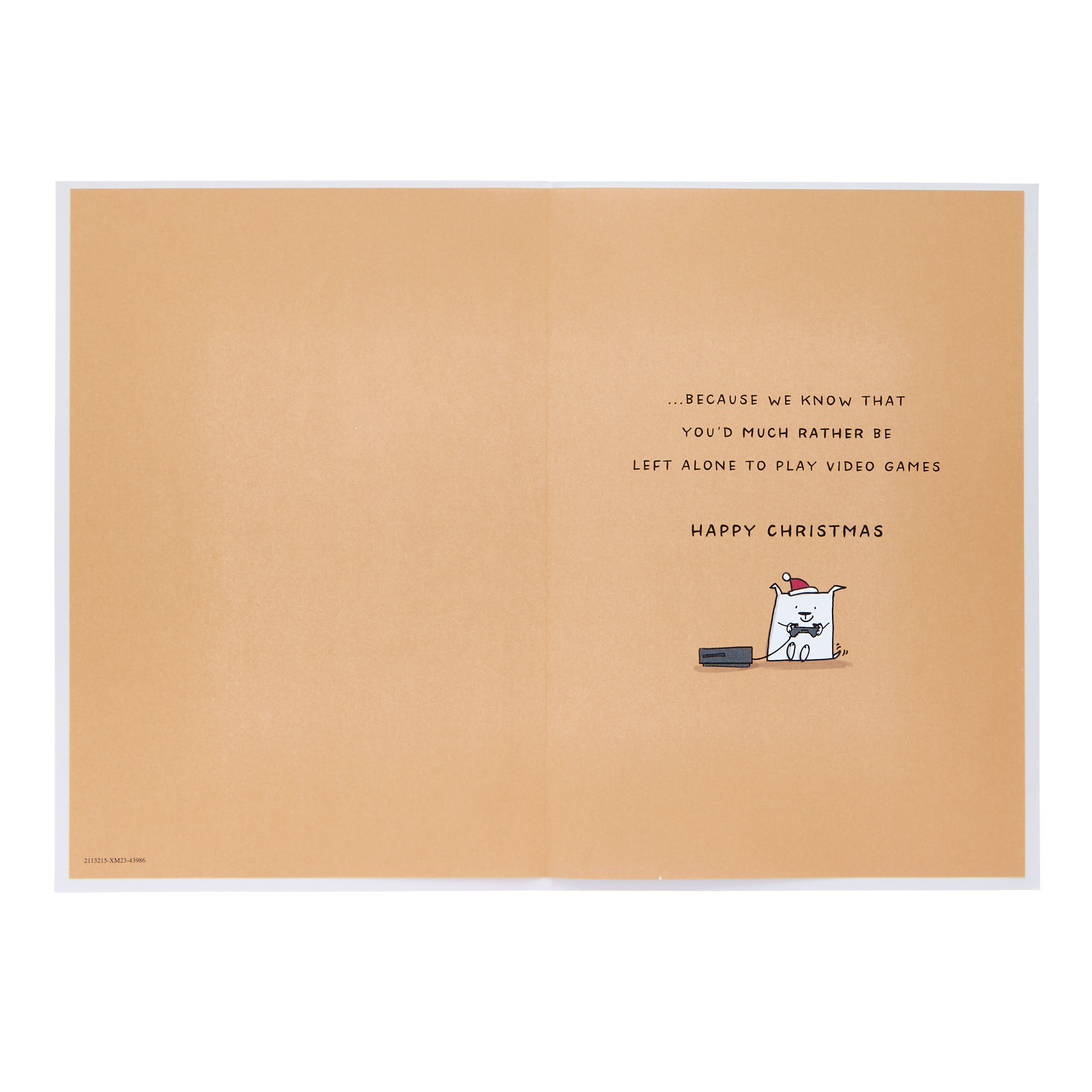 Nephew It's Time To Say Thank You Christmas Card