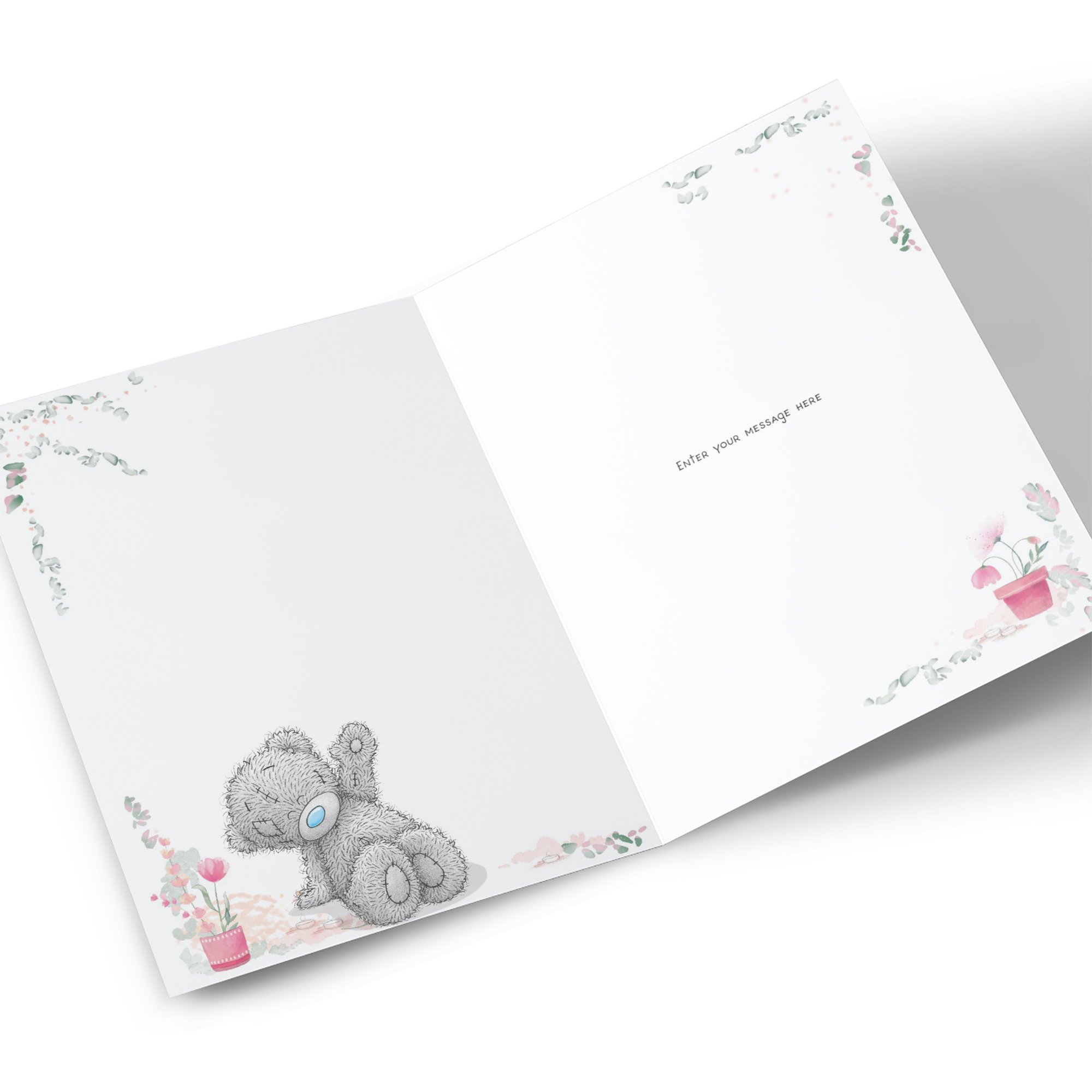 Personalised Tatty Teddy Mother's Day Card - Happy Mothering Sunday
