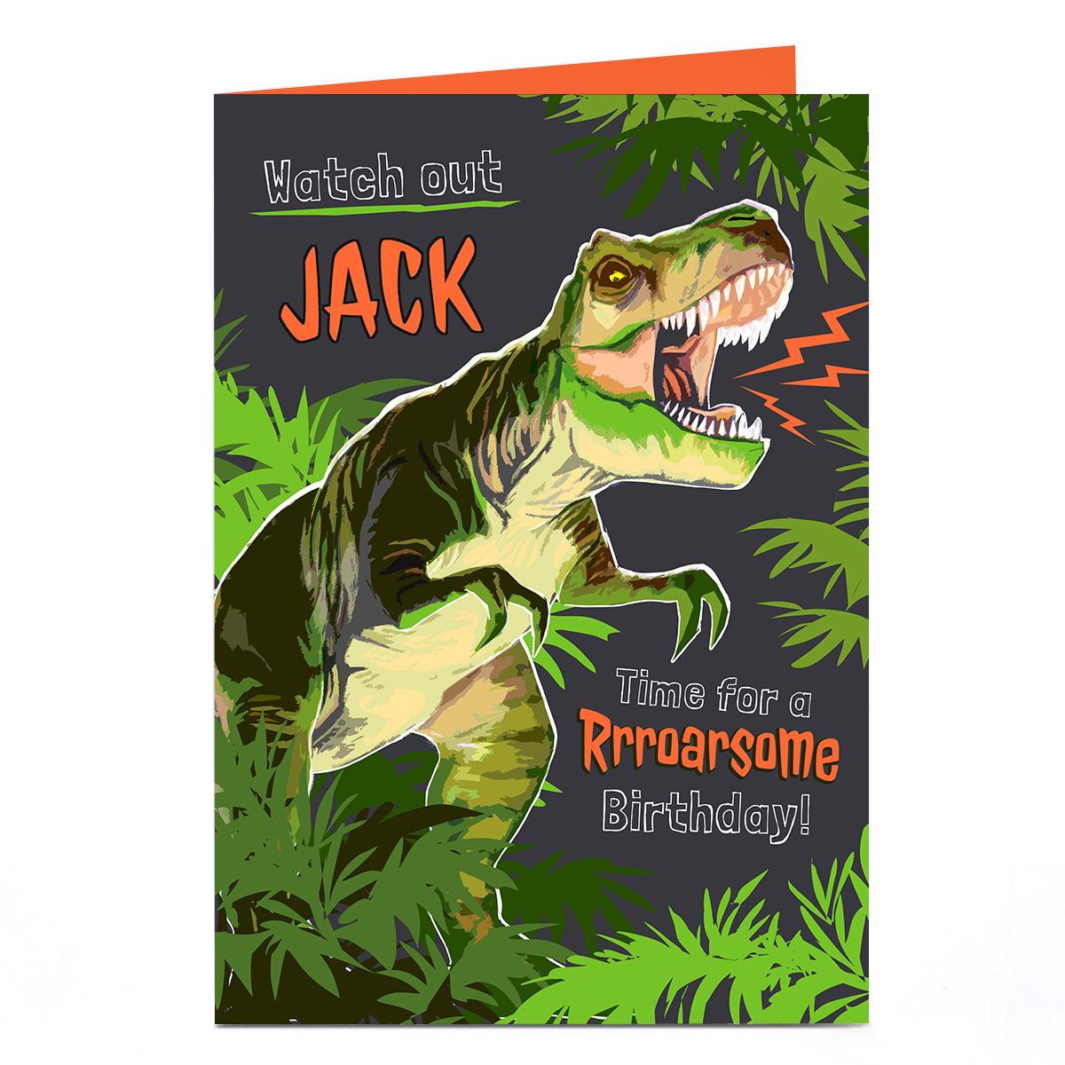Personalised Birthday Card - Dinosaur Birthday