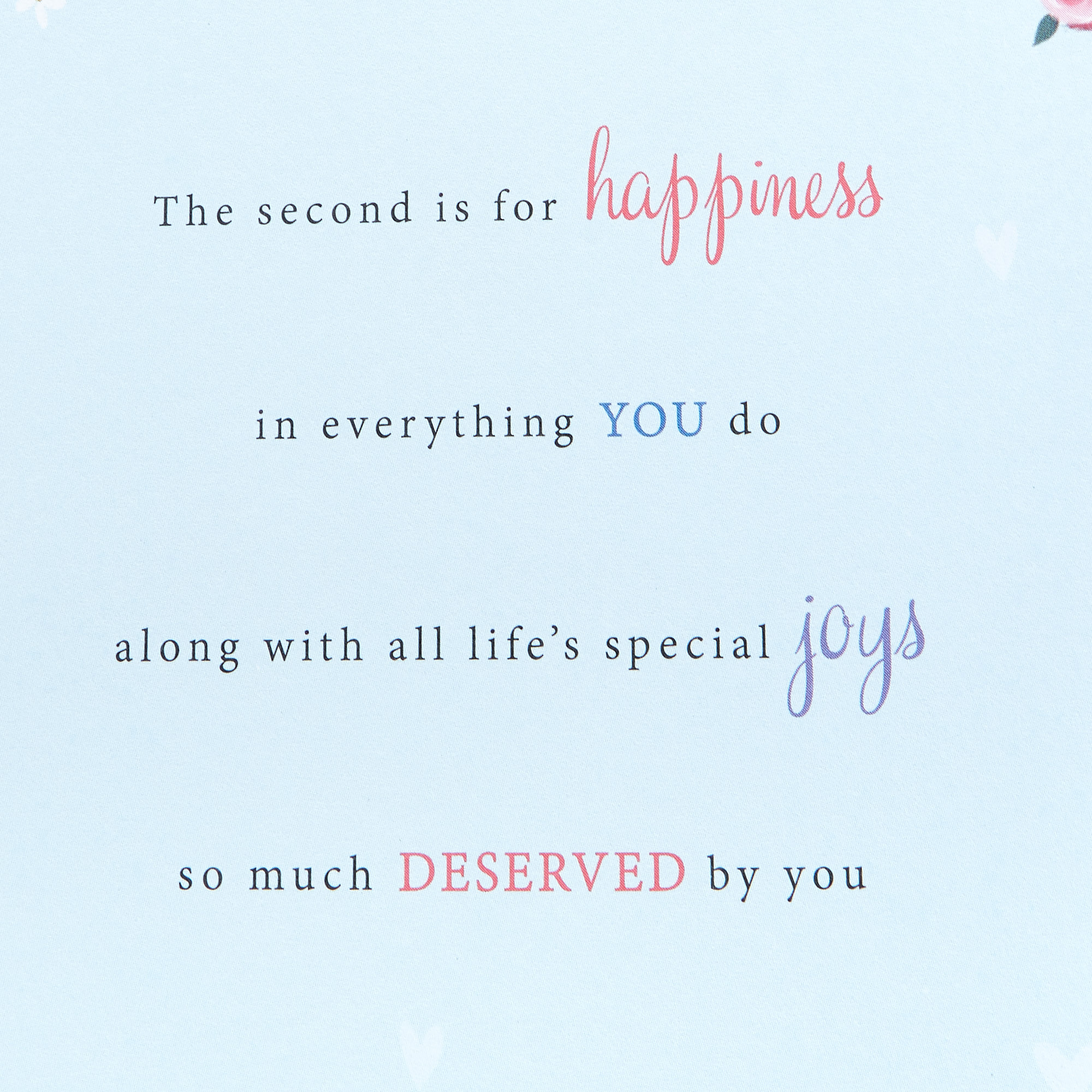 Birthday Card - Three Wishes Just For You
