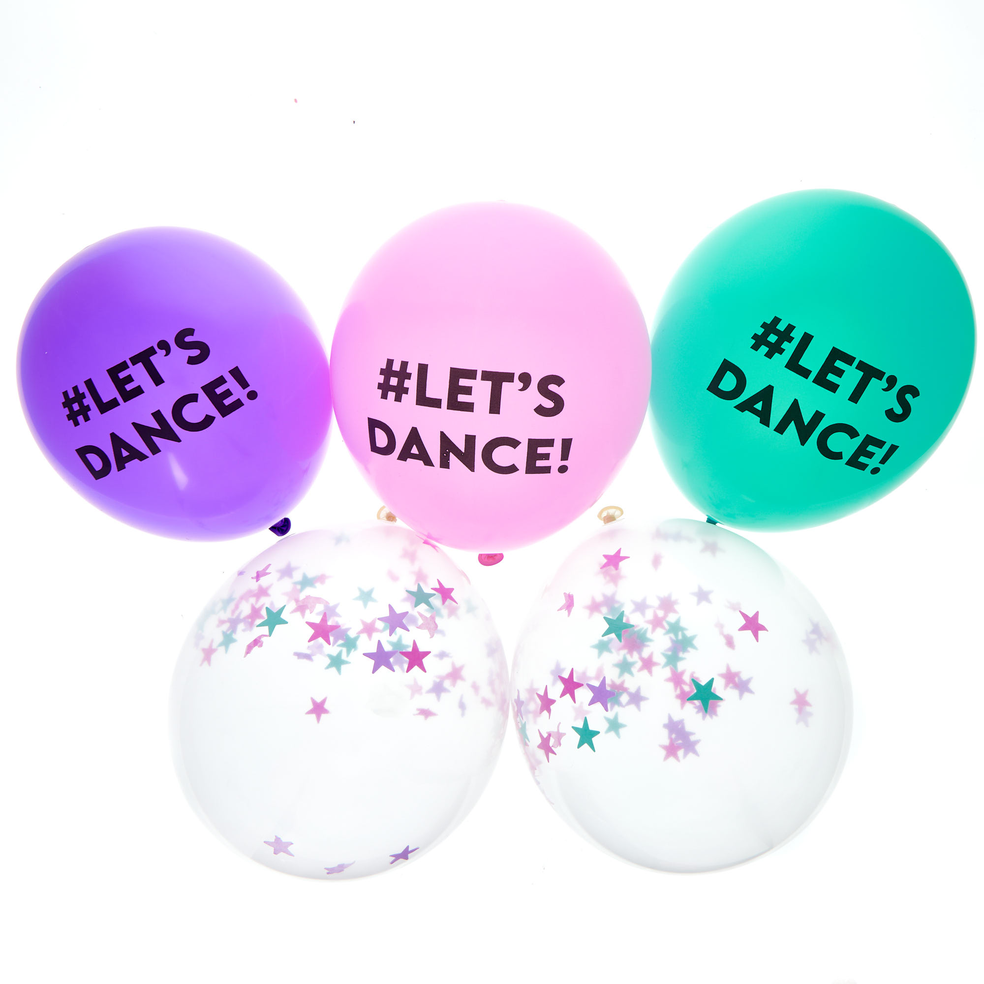 Lets Dance Party Tableware & Decorations Bundle - 8 Guests
