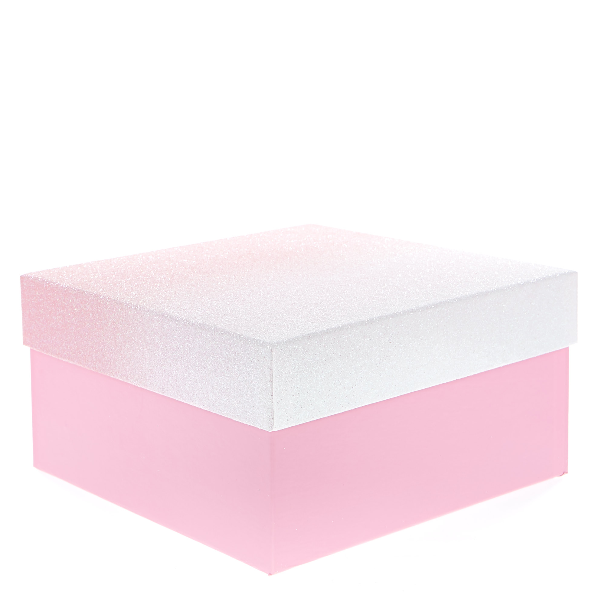 Pink Glitter Ombre Gift Boxes - Set Of 2 