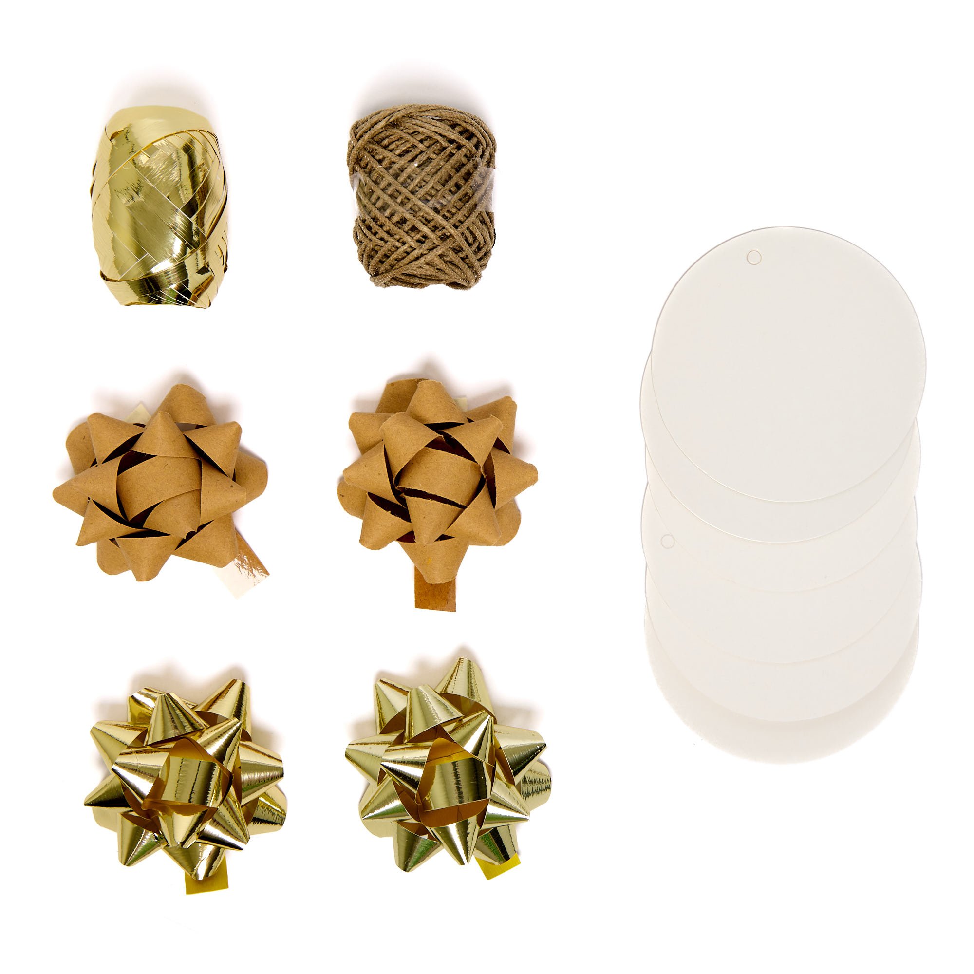 Lush & Simple Christmas Wrapping Paper & Accessories - 12 Rolls