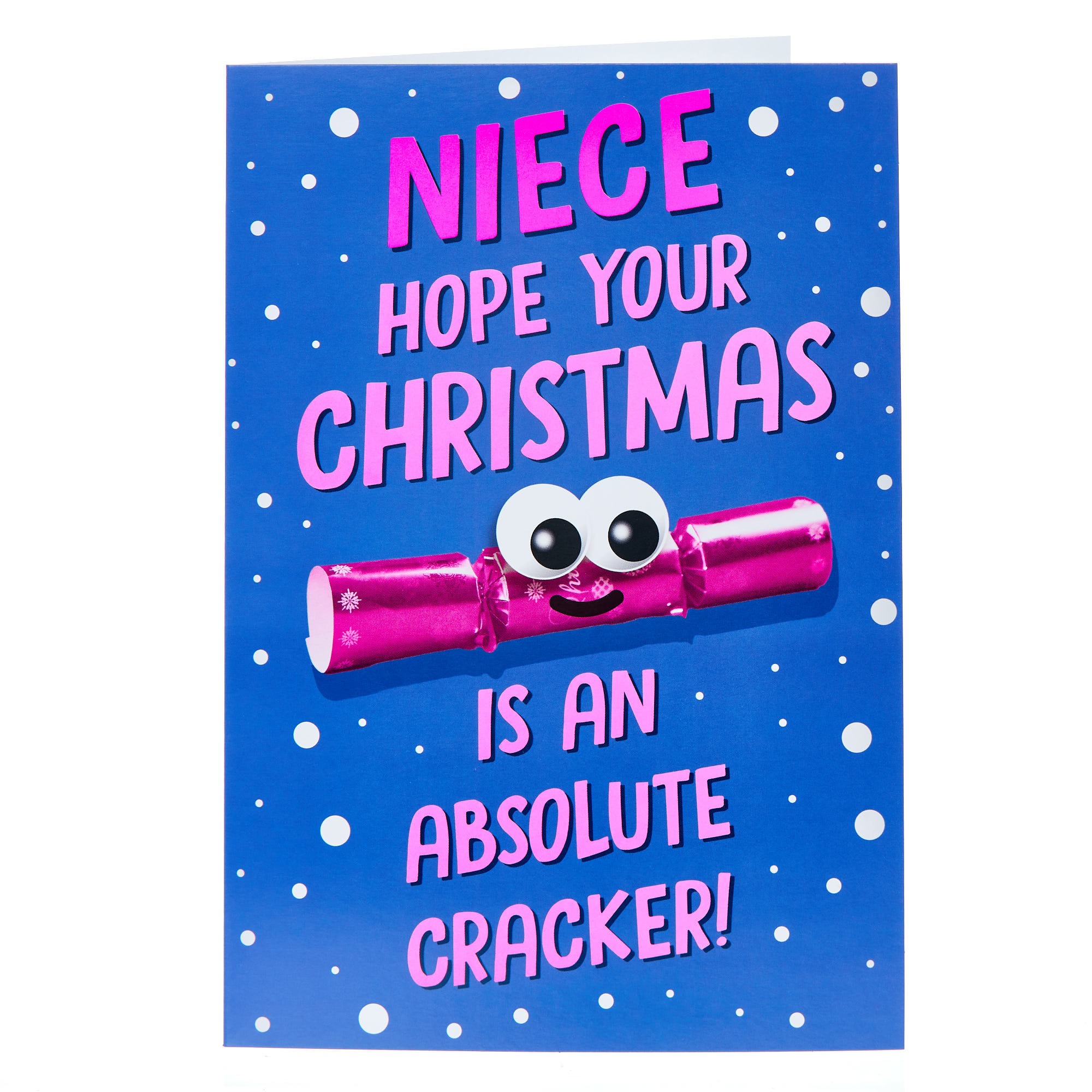 Niece Hope It's A Cracker Christmas Card