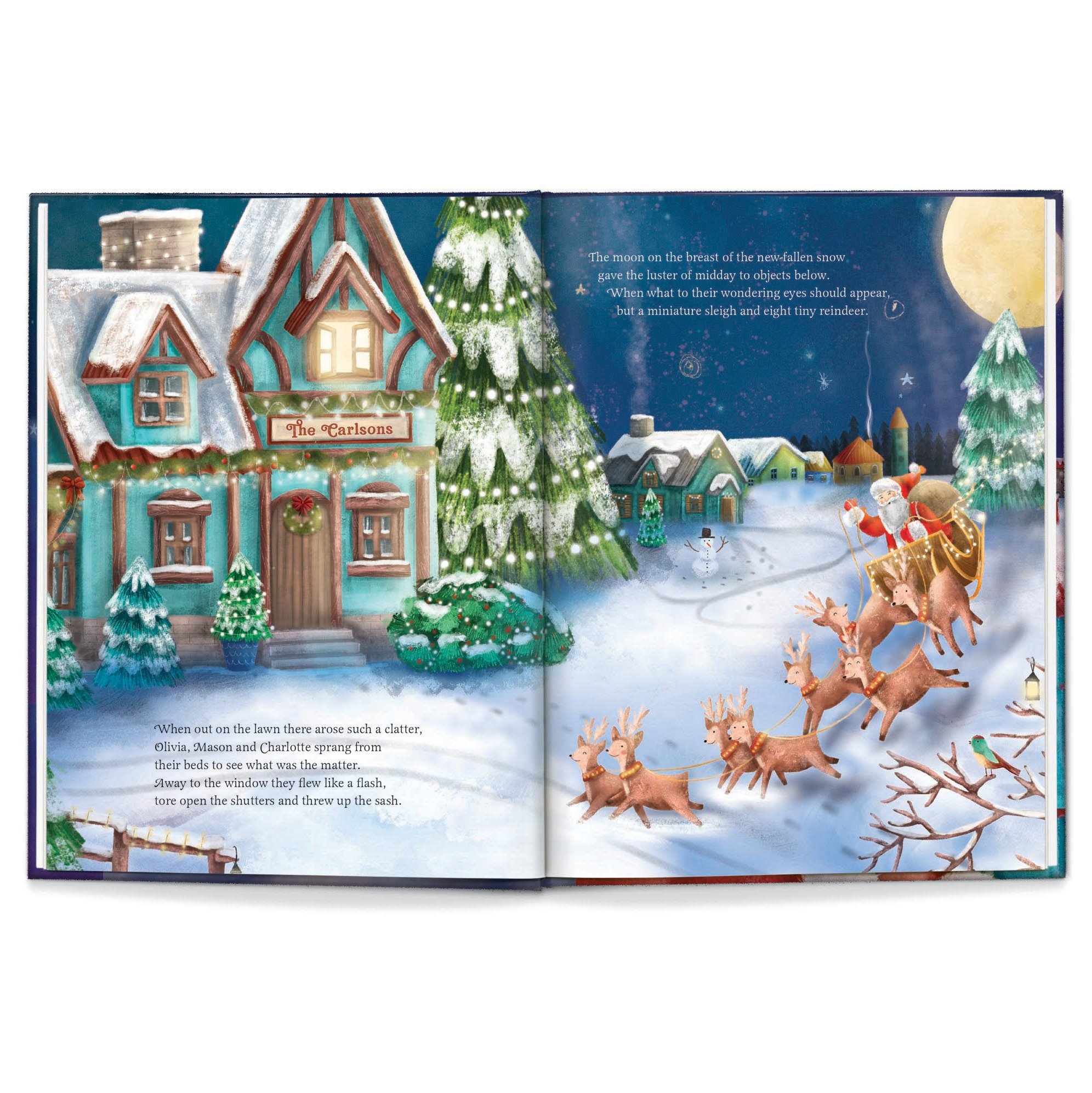 Our Family’s Night Before Christmas Softcover Personalised Book