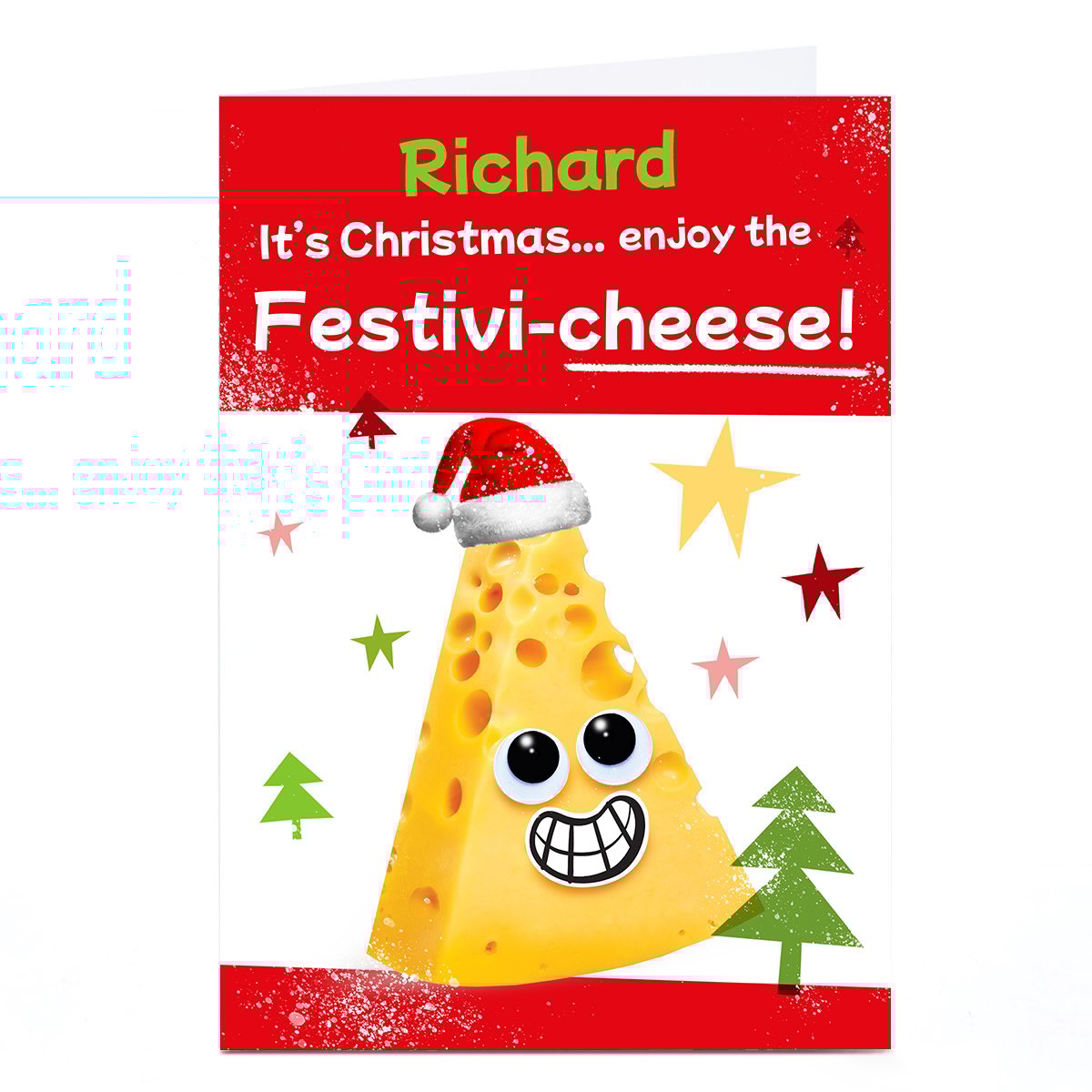 Personalised Hello Munki Christmas Card - Festivi-Cheese