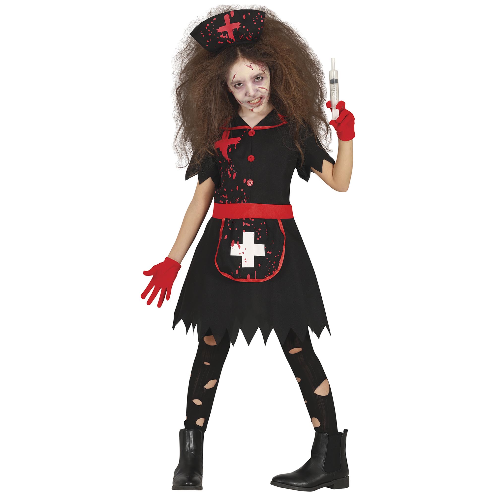 Dark Nurse Children's Fancy Dress Costume