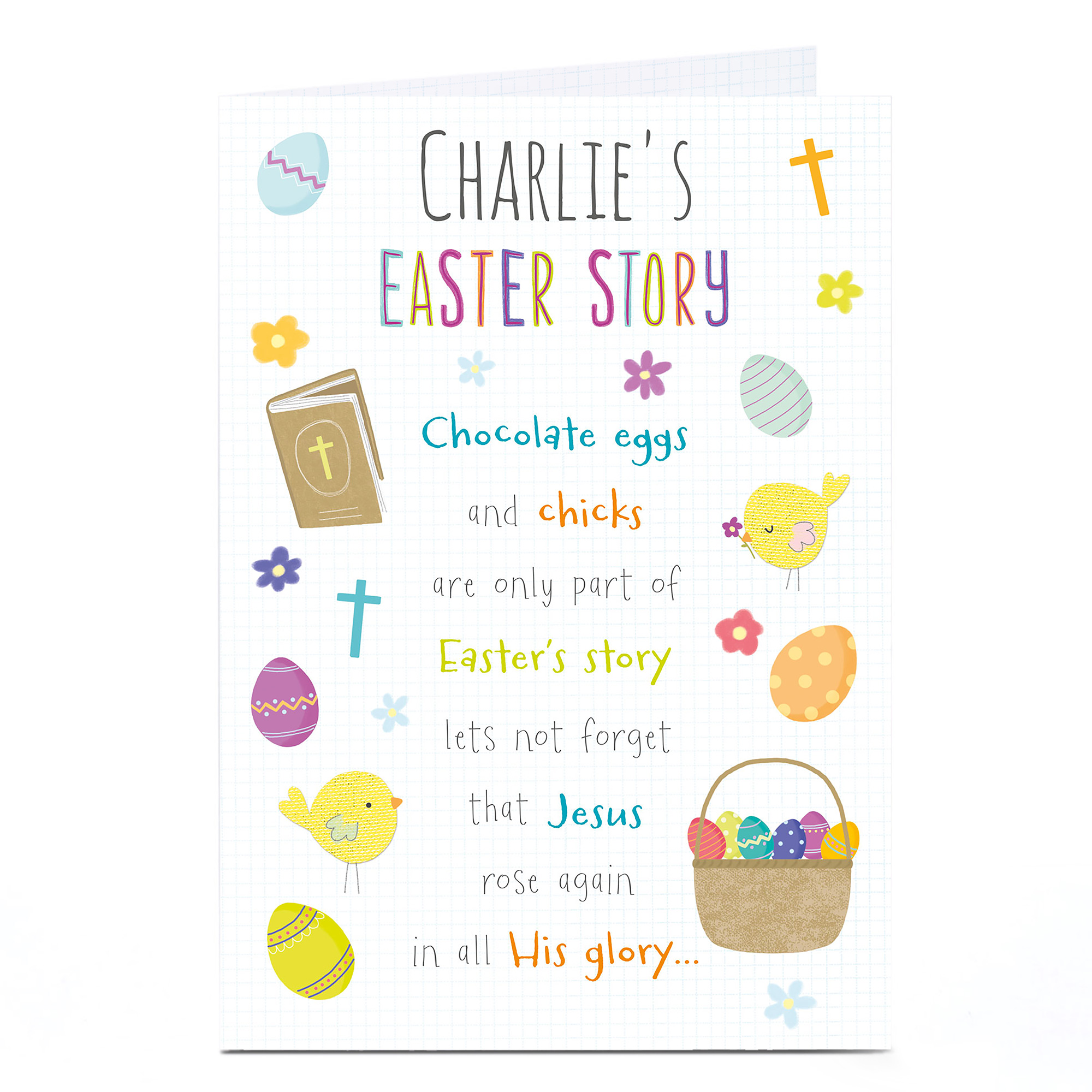 Personalised Easter Card - Easter Story