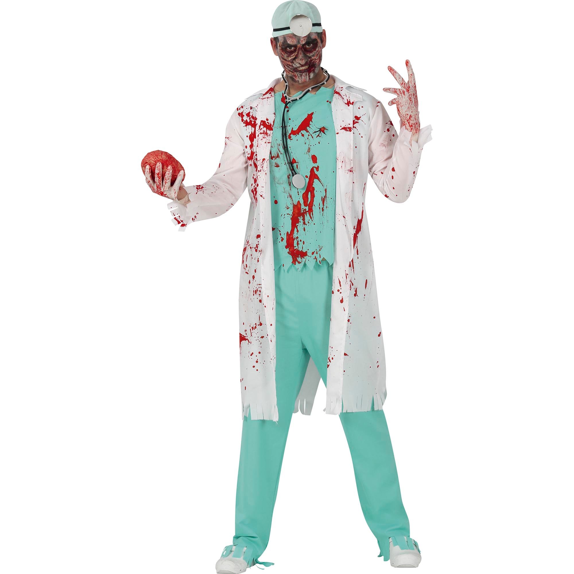 Doctor Zombie Adult Fancy Dress Costume