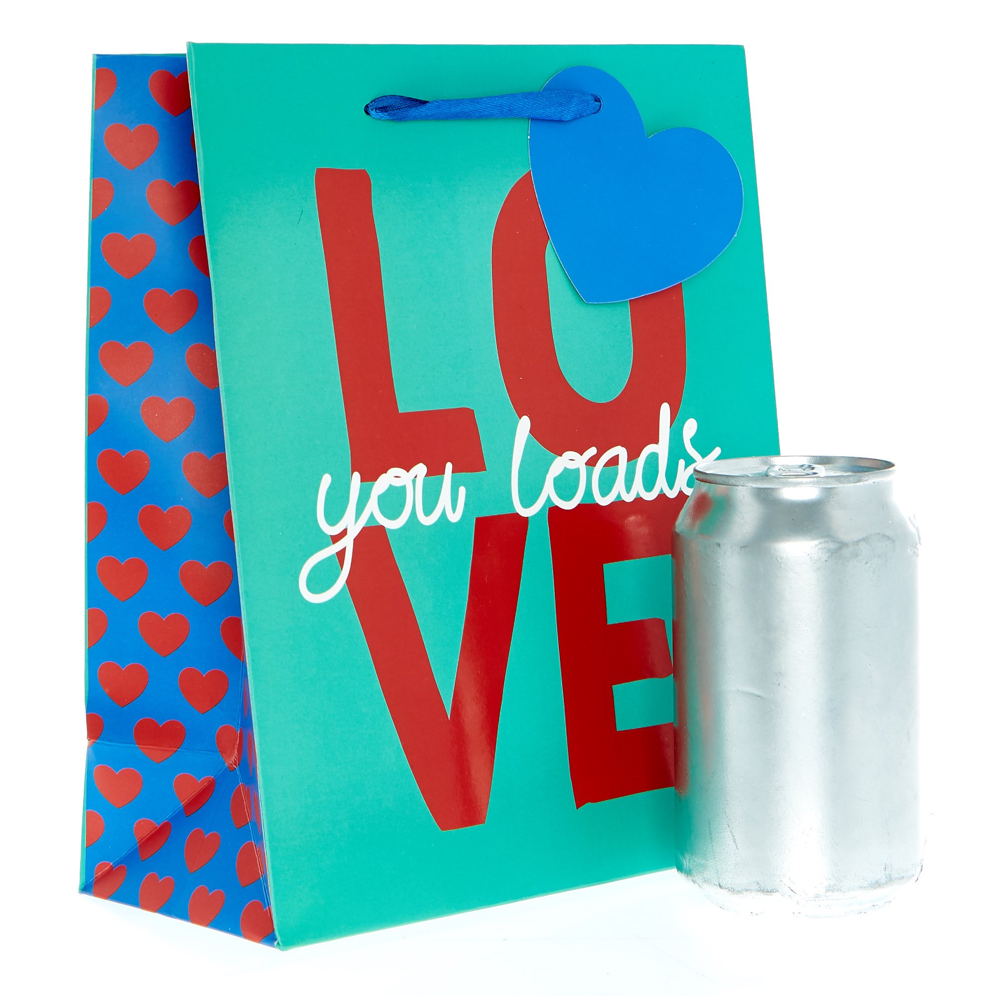 Medium Portrait Valentine's Day Gift Bag - Love You Loads 