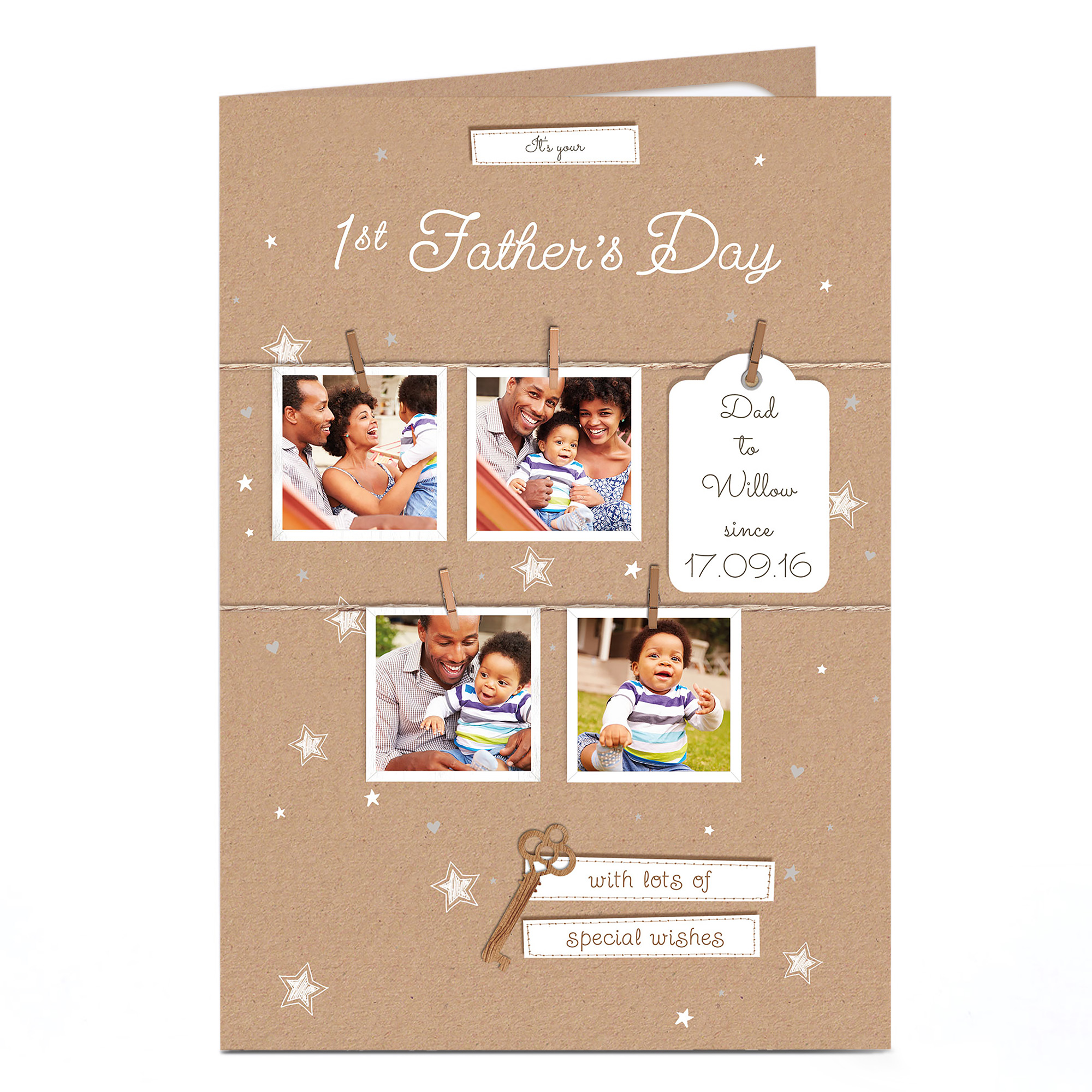 Photo Father's Day Card - 1st Father's Day