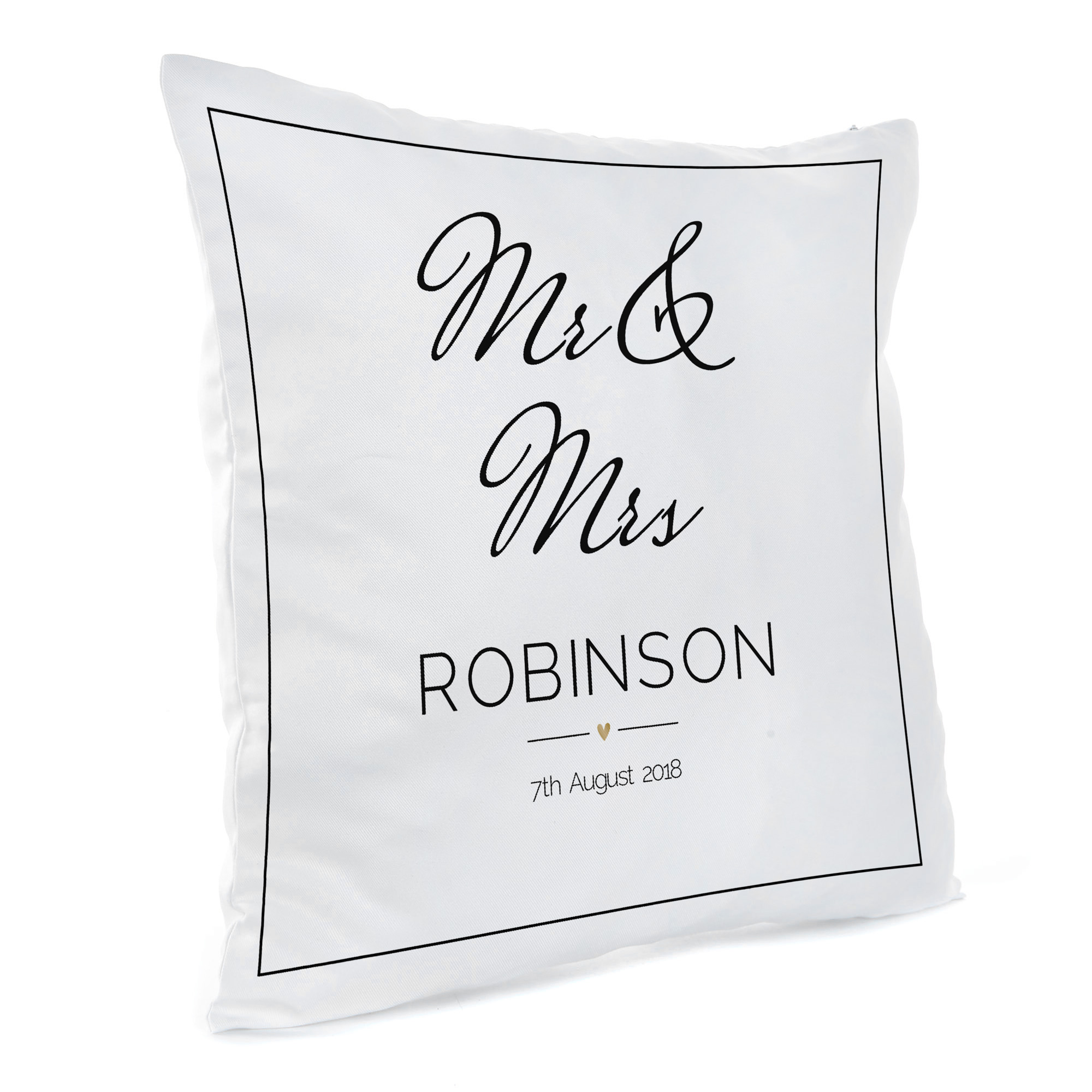 Buy Personalised Cushion Wedding Date & Names for GBP 14.99 Card
