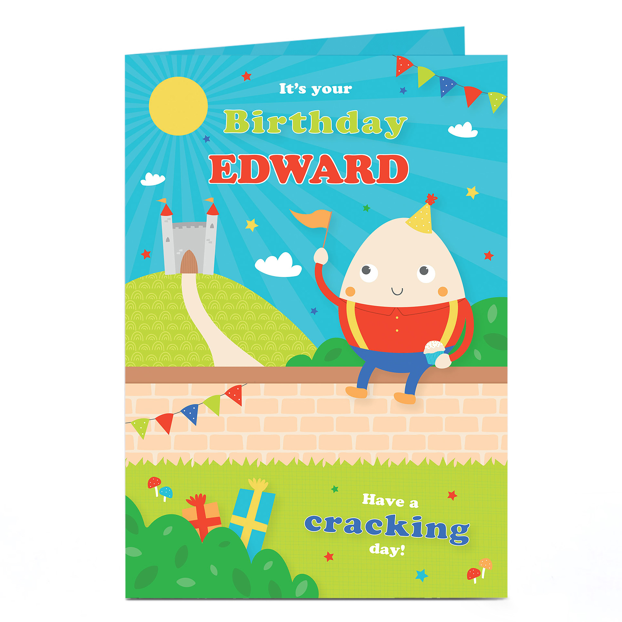 Personalised Birthday Card - Humpty Dumpty