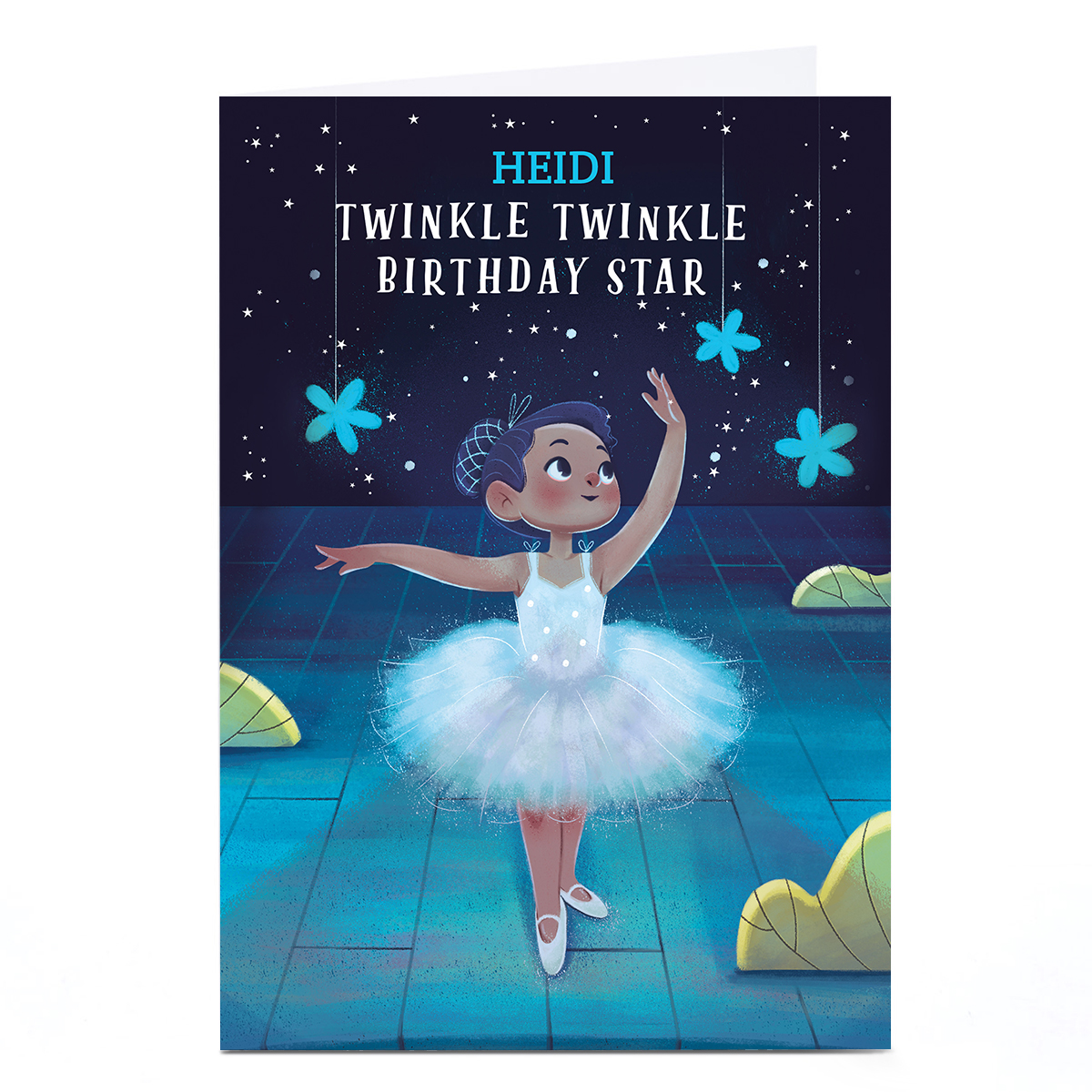 Personalised Fairytale Birthday Card - Twinkle Twinkle