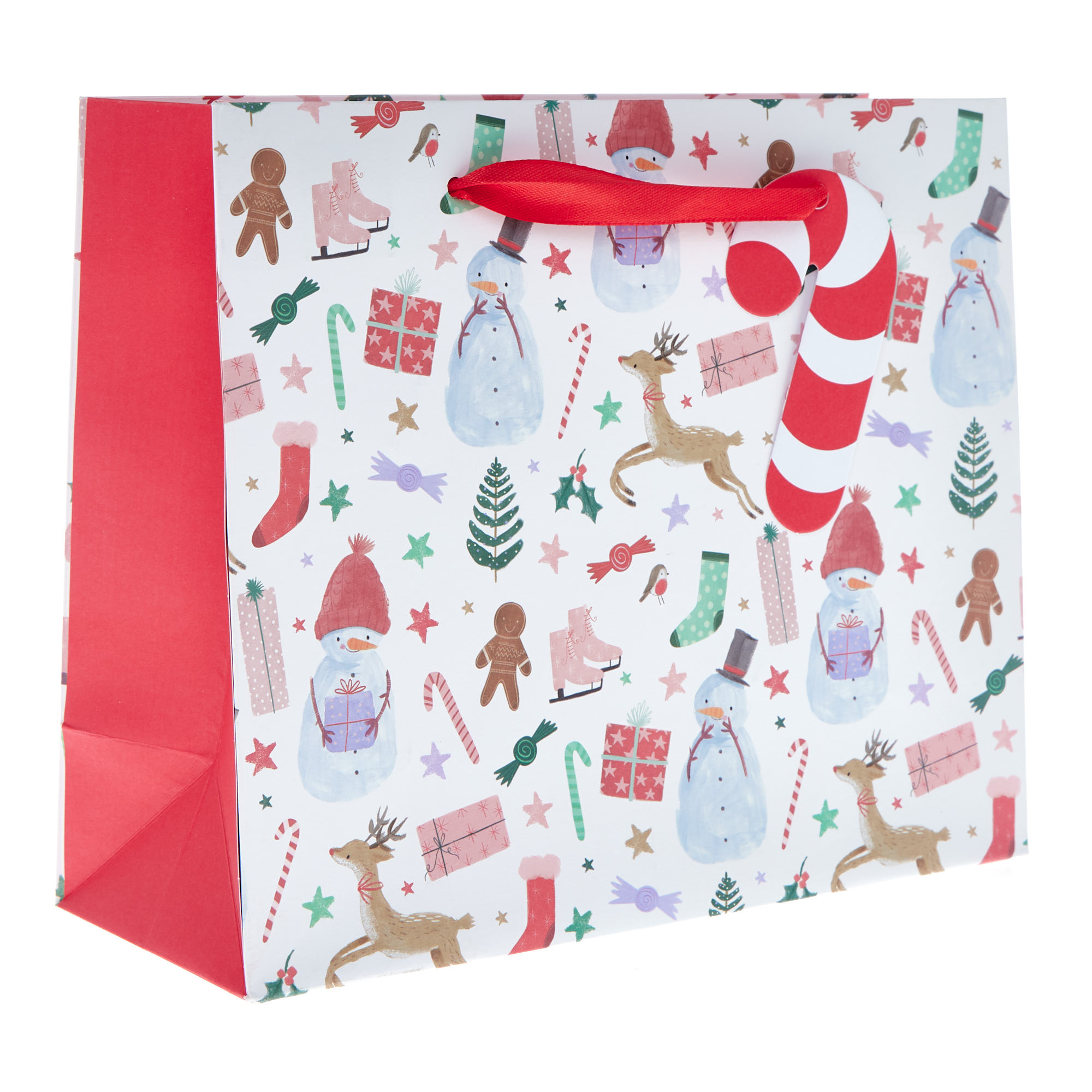 Medium Landscape Christmas Icons Gift Bag