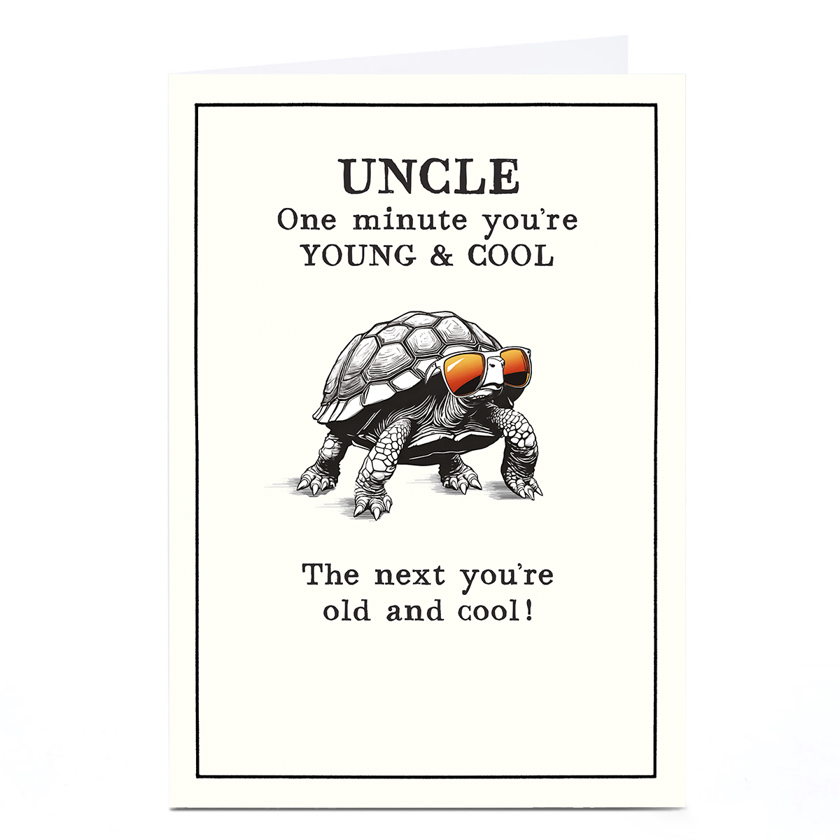 Personalised Birthday Card - Uncle Old And Cool