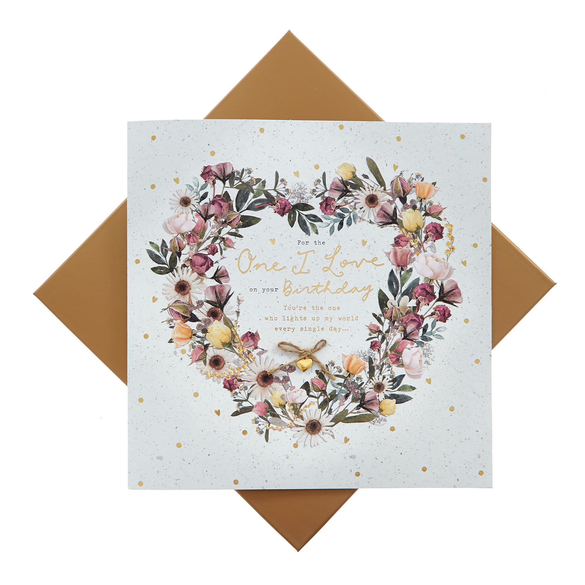 Luxury Boxed Birthday Card - For The One I Love