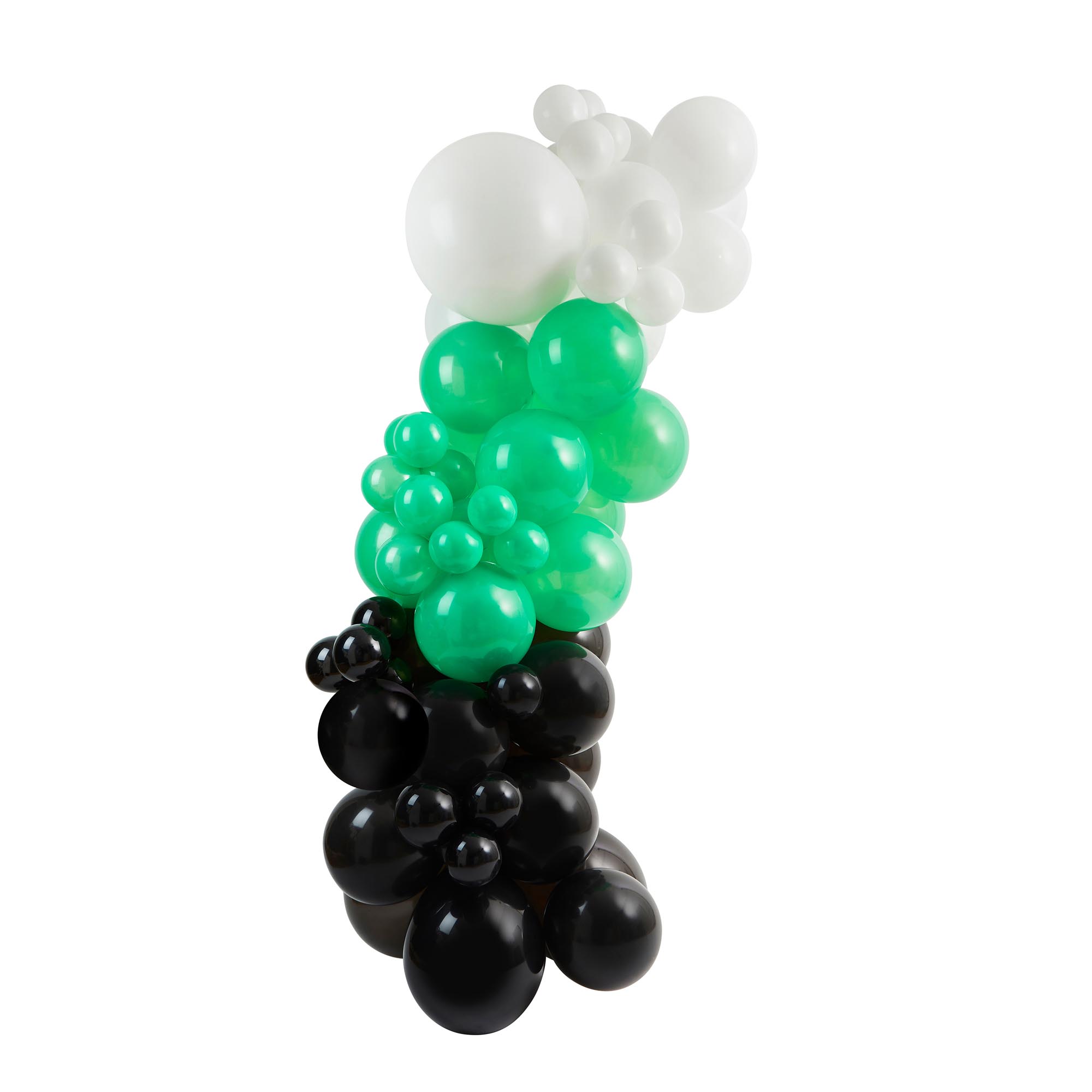Green, Black & White Balloon Arch Kit 