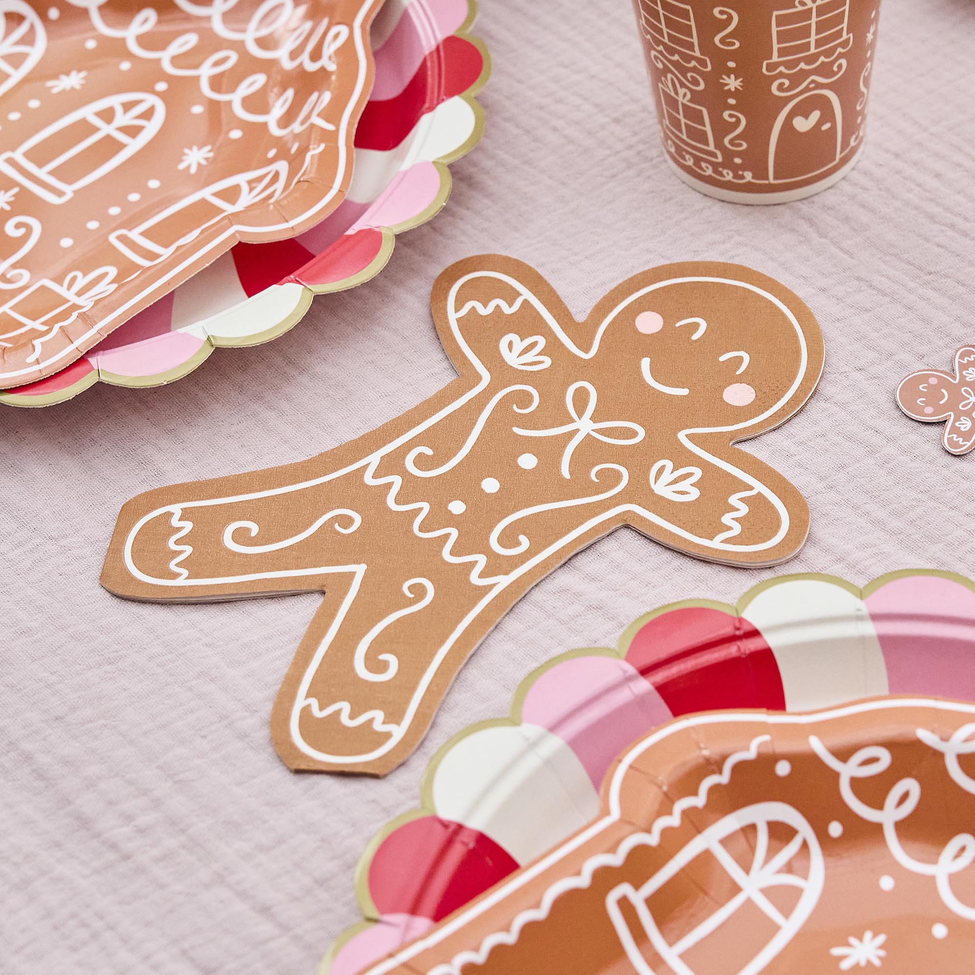 Gingerbread Paper Napkins - Pack of 16