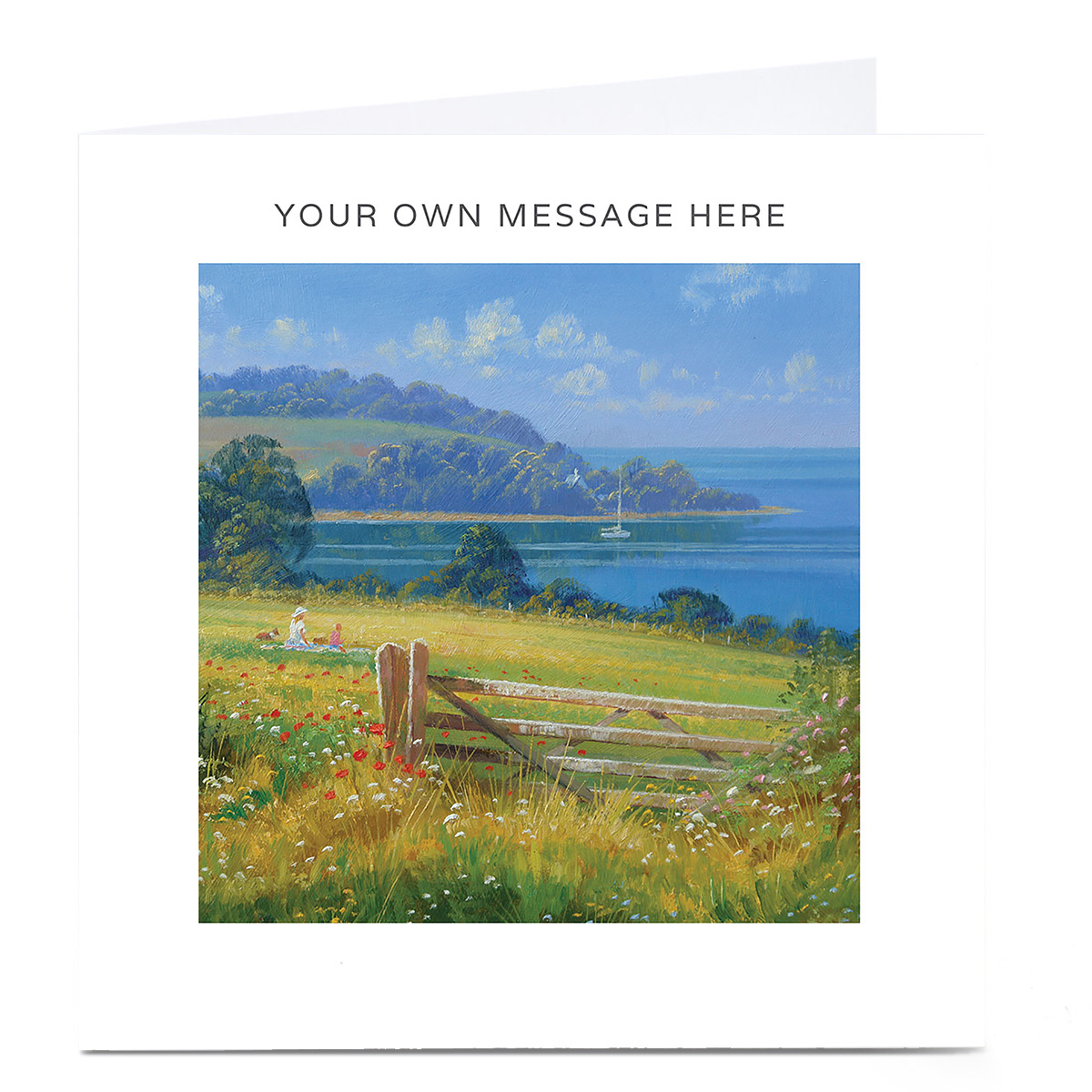 Personalised Card - View By The Sea
