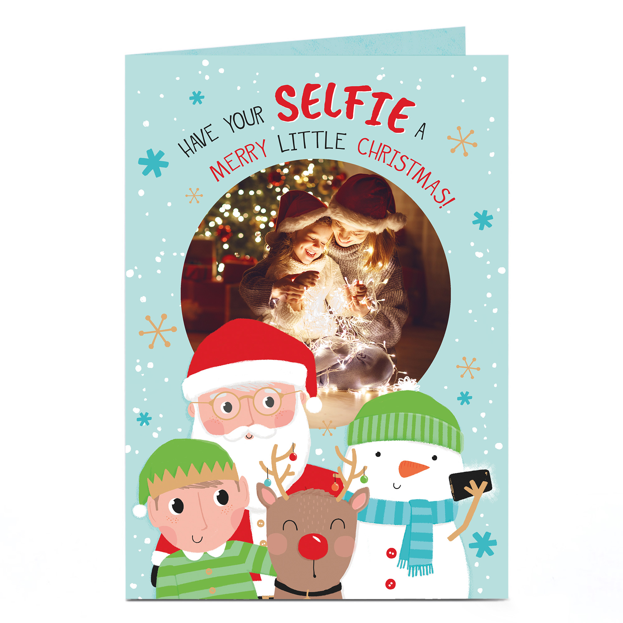 Photo Christmas Card - Christmas Selfie